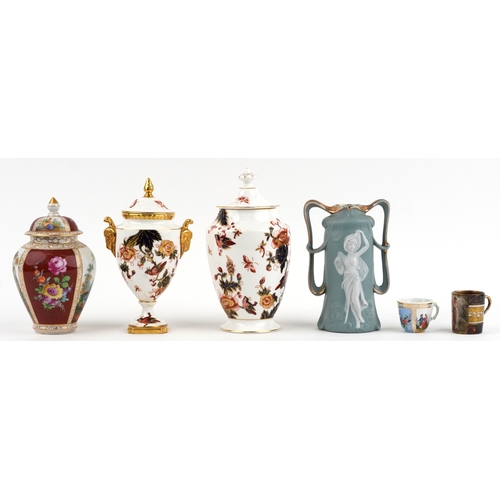 19th century and later English and continental porcelain inc...