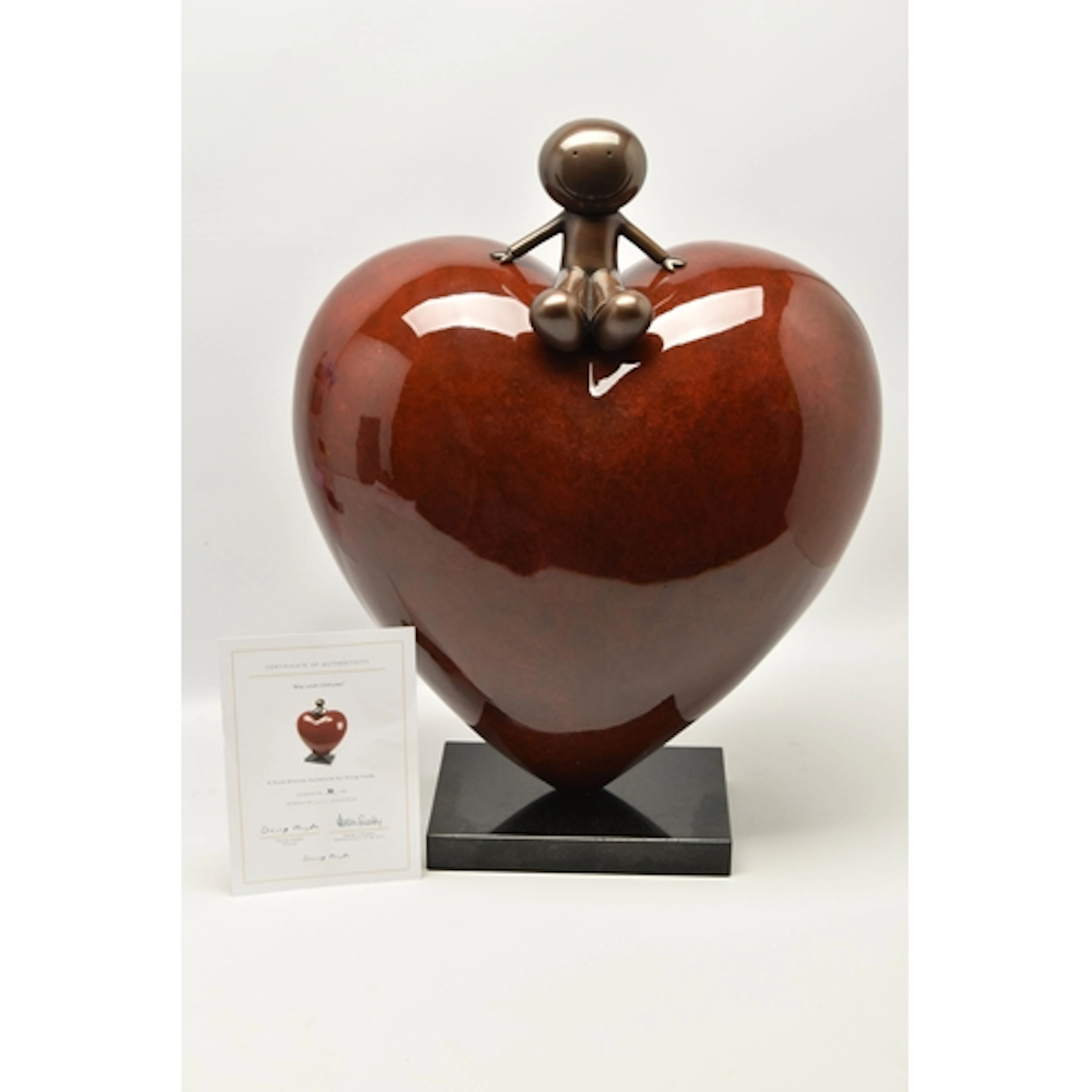 DOUG HYDE (BRITISH 1972) 'BIG LOVE (DELUXE)', a bronze sculp...