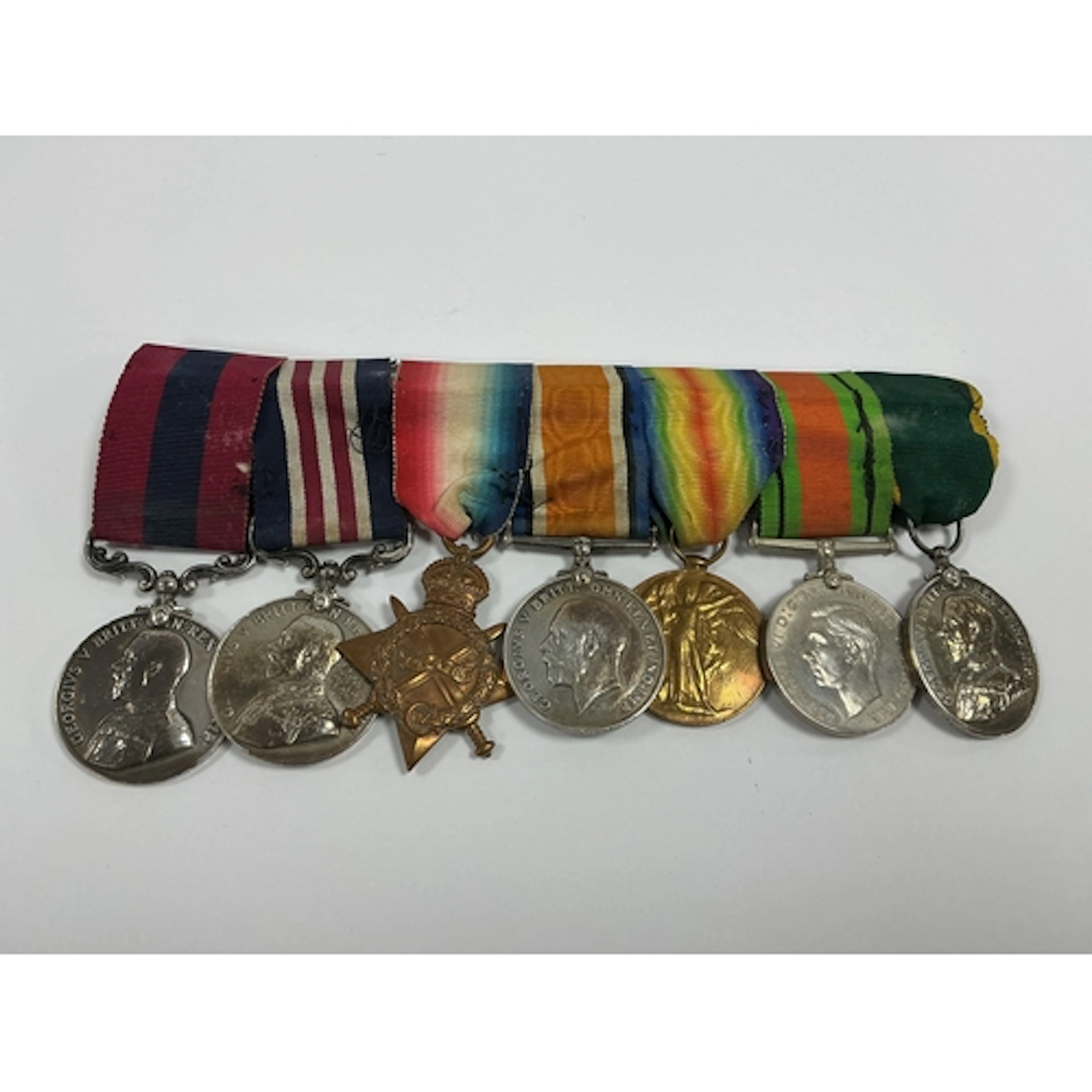WWI/WWII RFA DCM Medal Group, comprising Distinguished Condu...