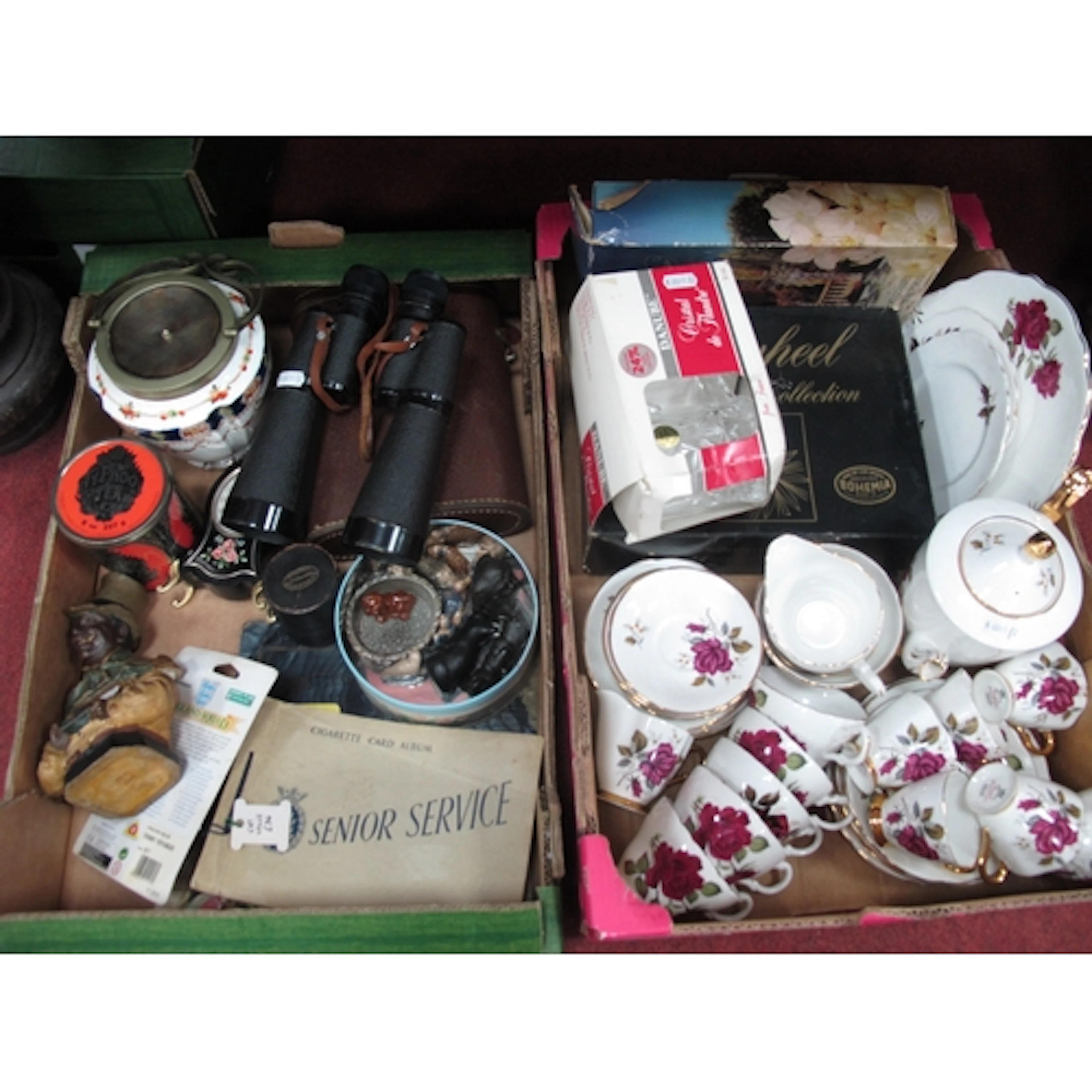 Collectables, including leather-cased Lieberman & Gortz 25x5...