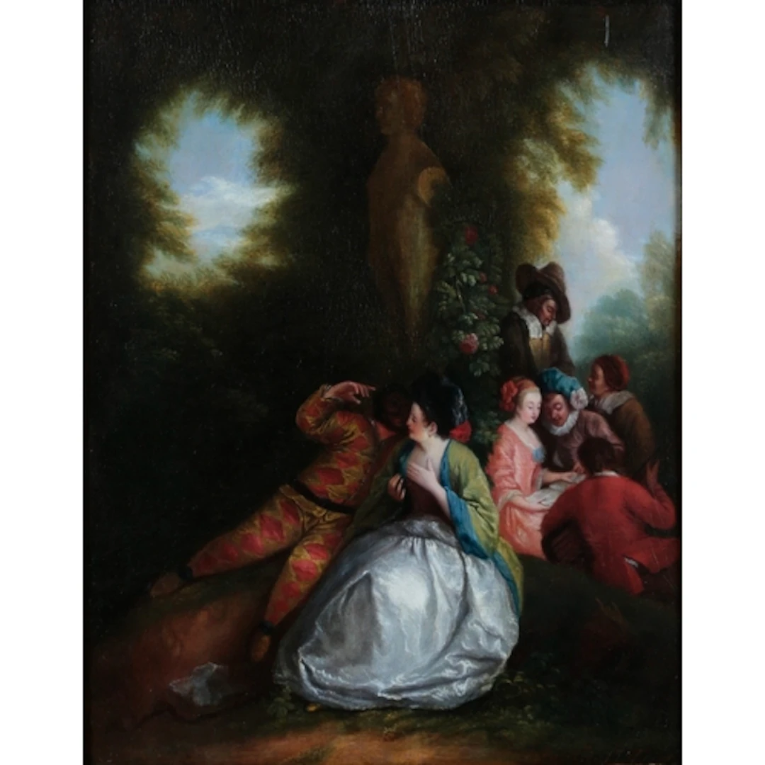 After Jean-Antoine Watteau (French, 1684-1721) 'Voulez-vous...