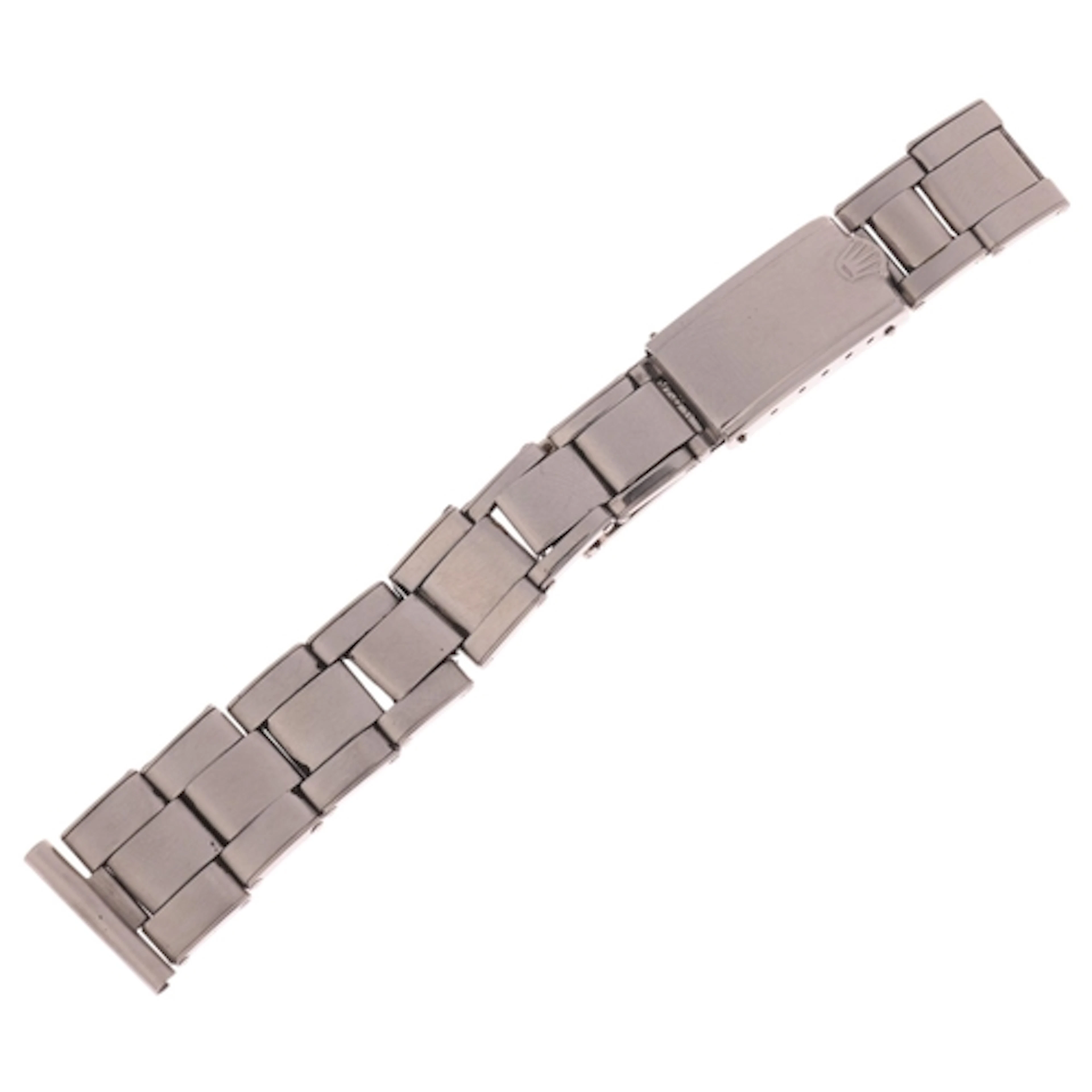 ROLEX - a Vintage stainless steel riveted part Oyster link e...