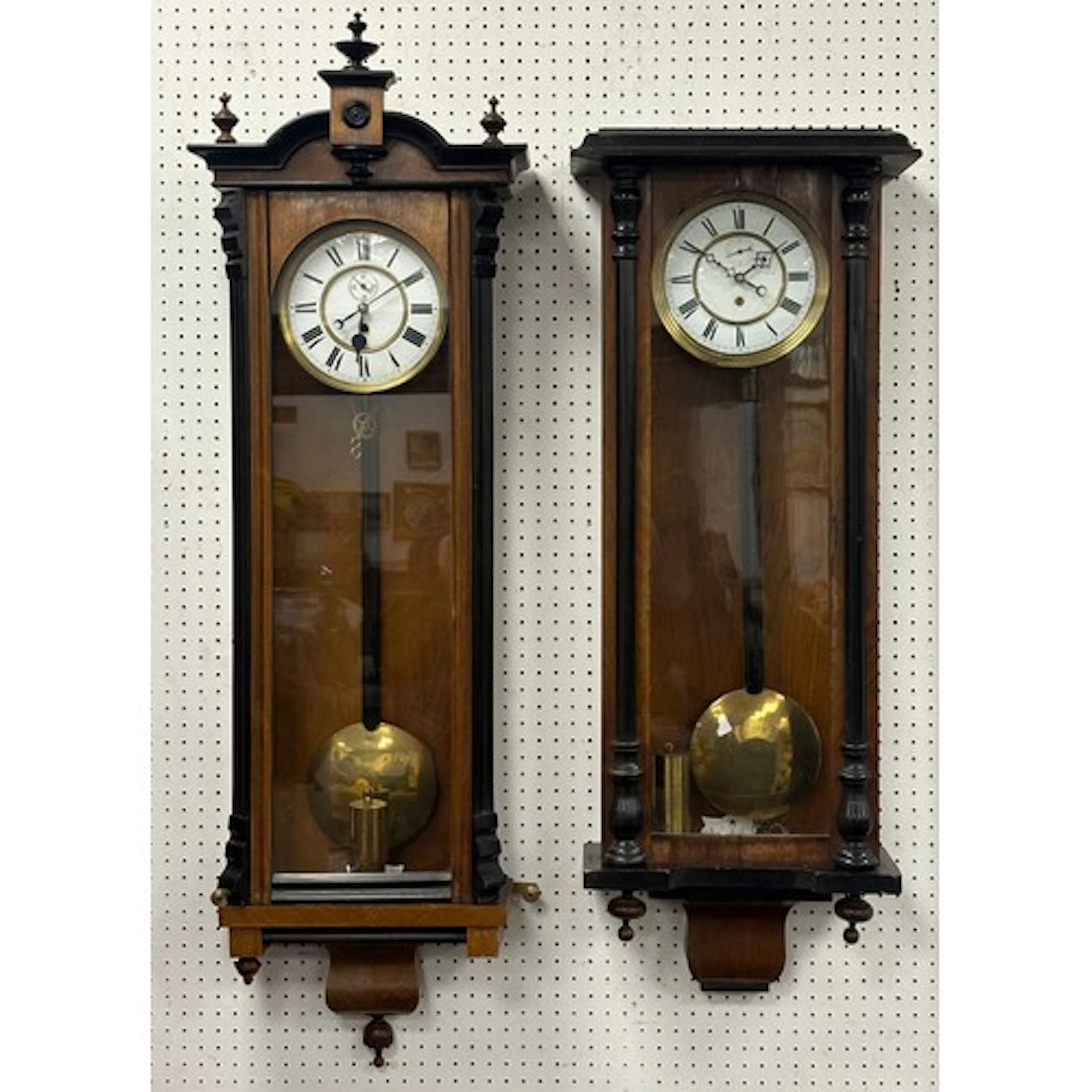 Horology interest - a 19th century Vienna regulator clock, e...