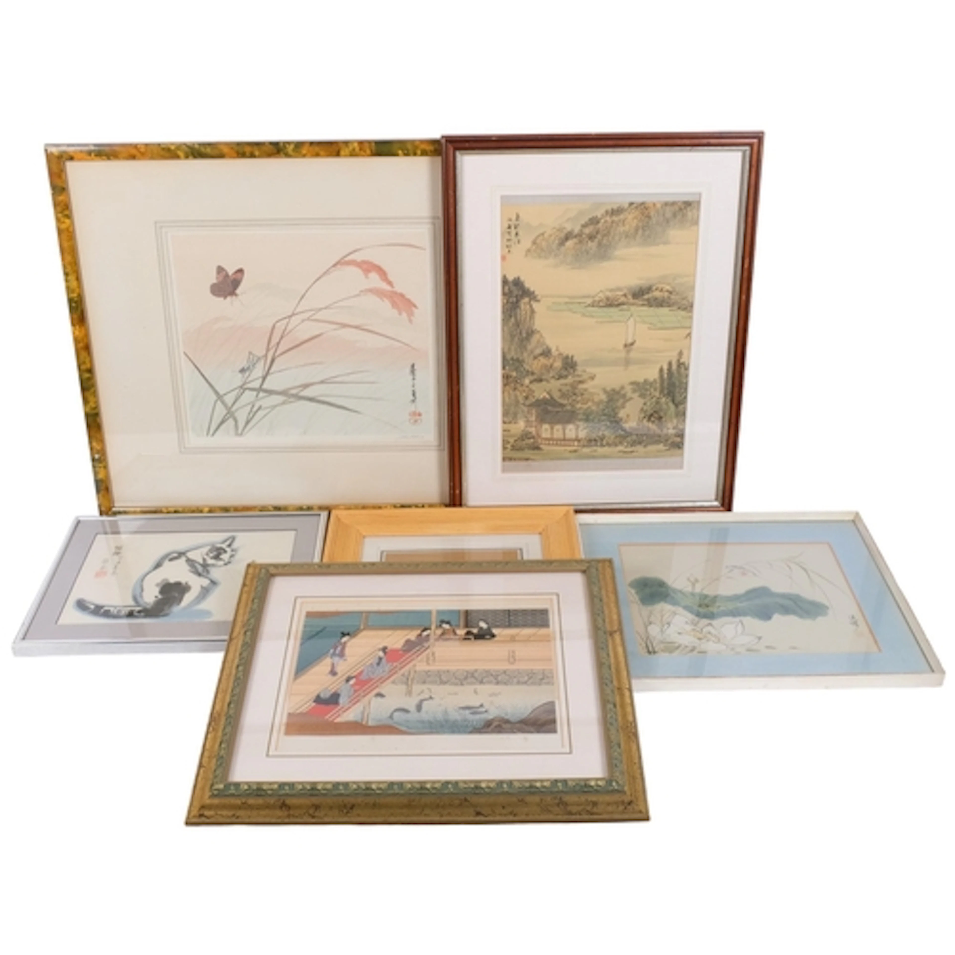 A collection of Oriental inspired pictures, examples includi...