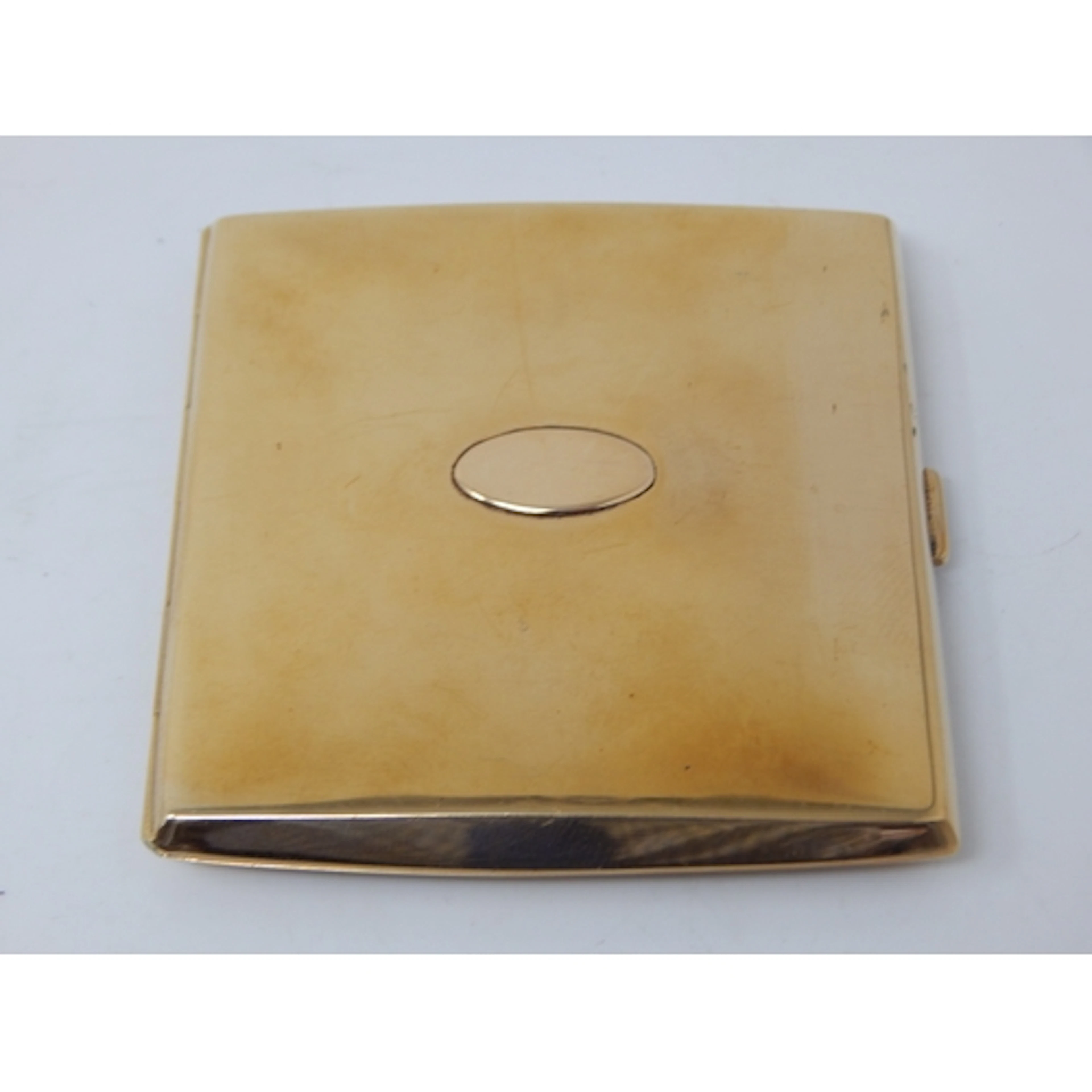 9ct Gold Cigarette Case Hallmarked Birmingham 1923 by Deakin...