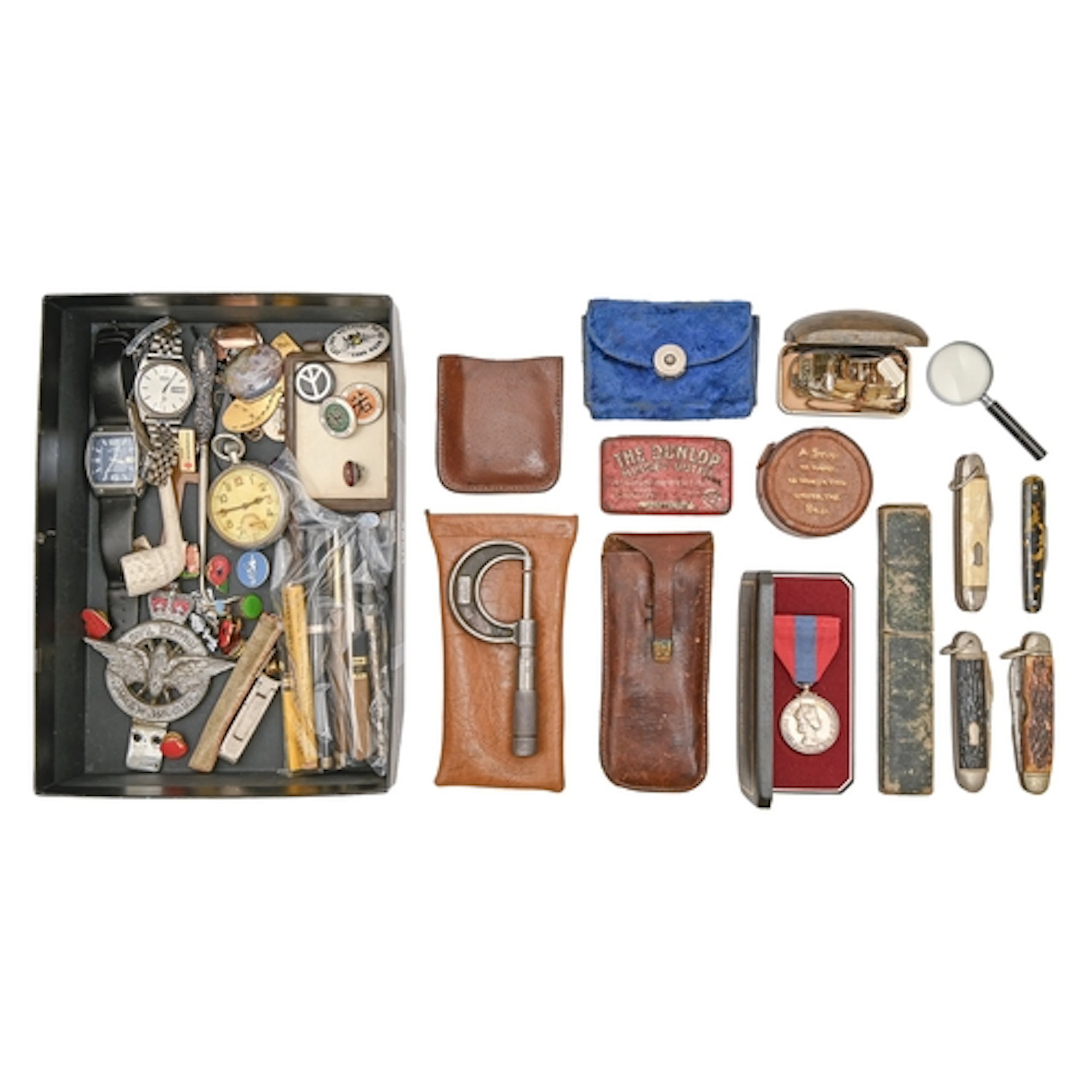 Imperial Service Medal, David Kenneth Wood, cased, a Seiko q...