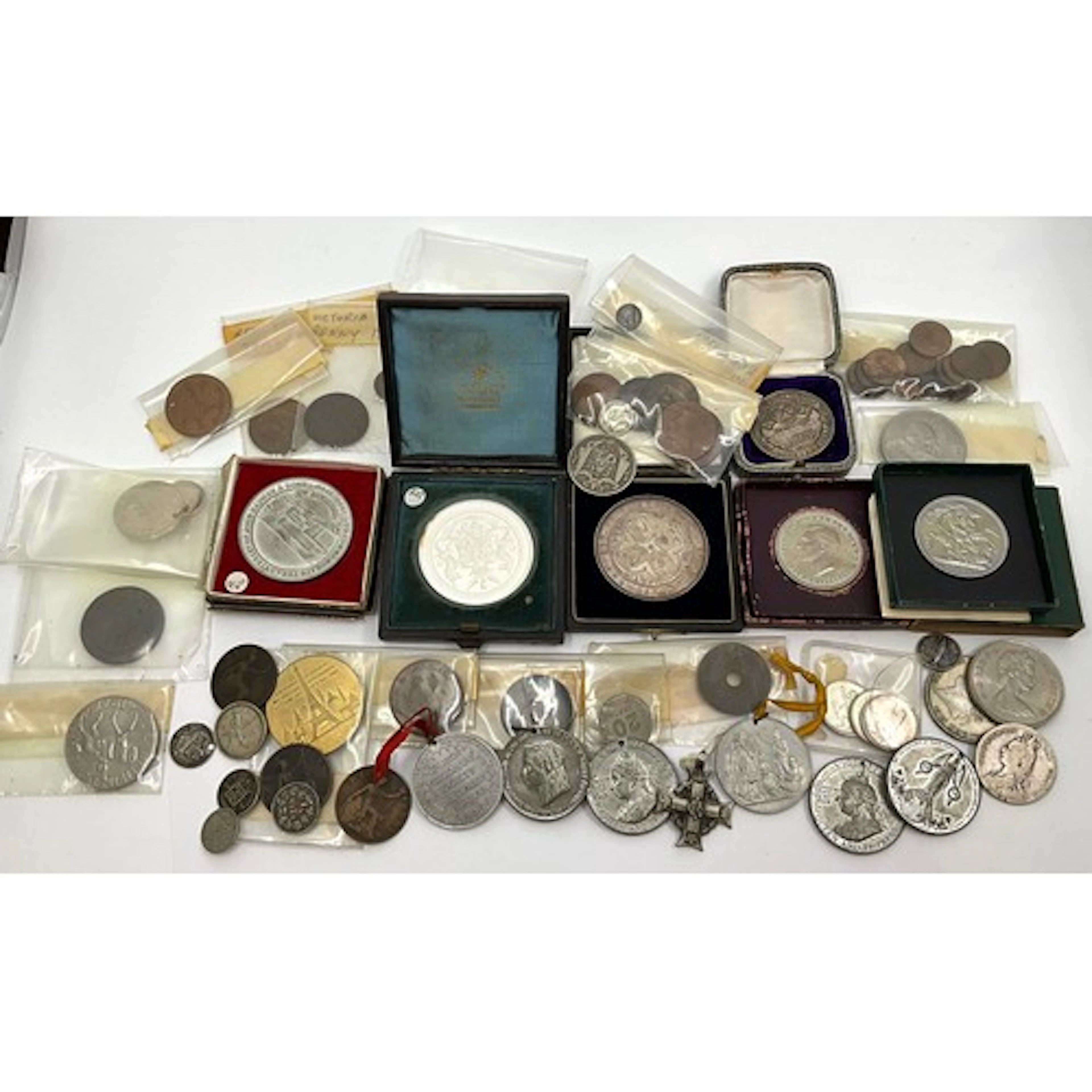 Medals & Coins - a Victorian St Johns College Cambridge silv...