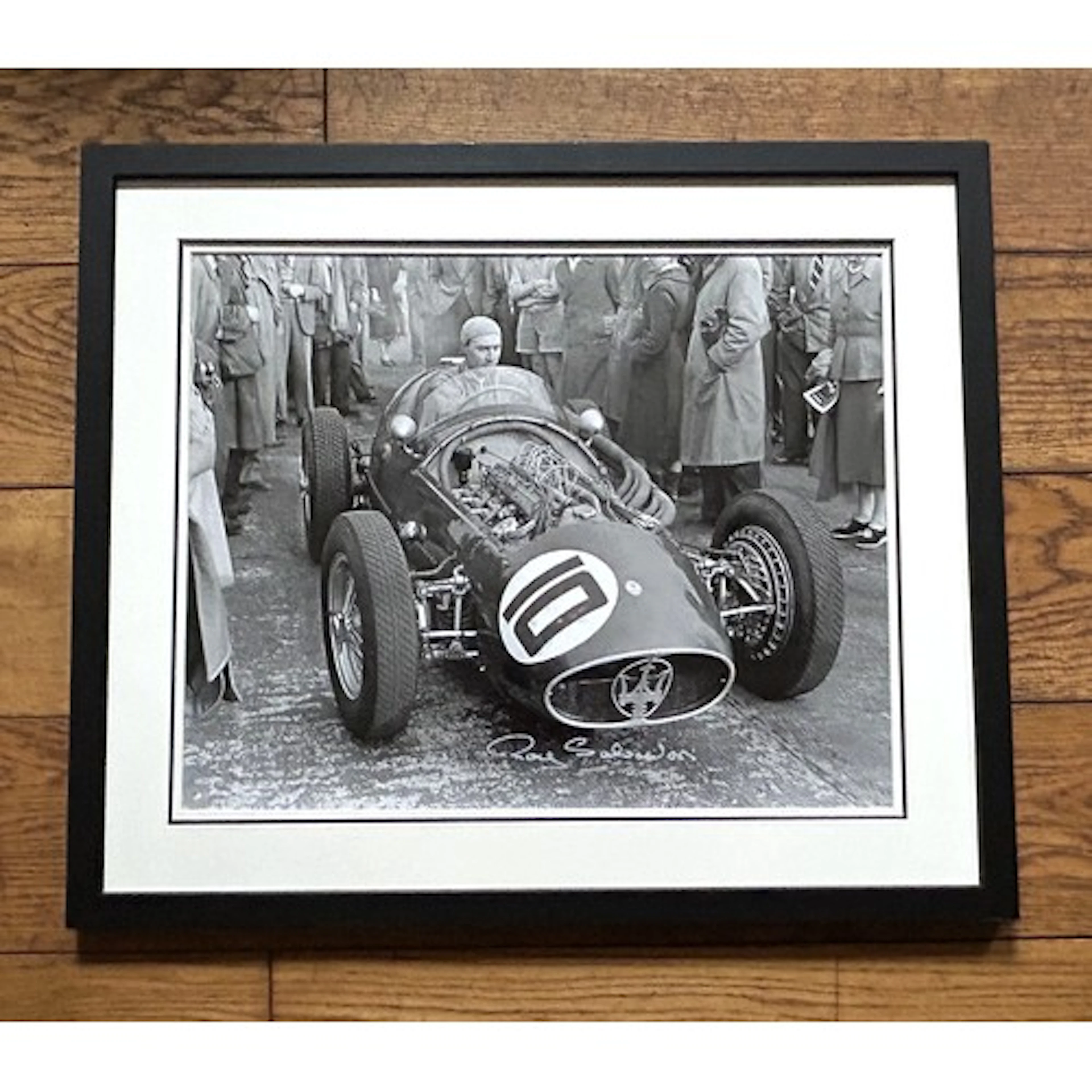 ROY SALVADORI IN MASERATI 250F, 1954, BY ANTHONY PRITCHARD ...