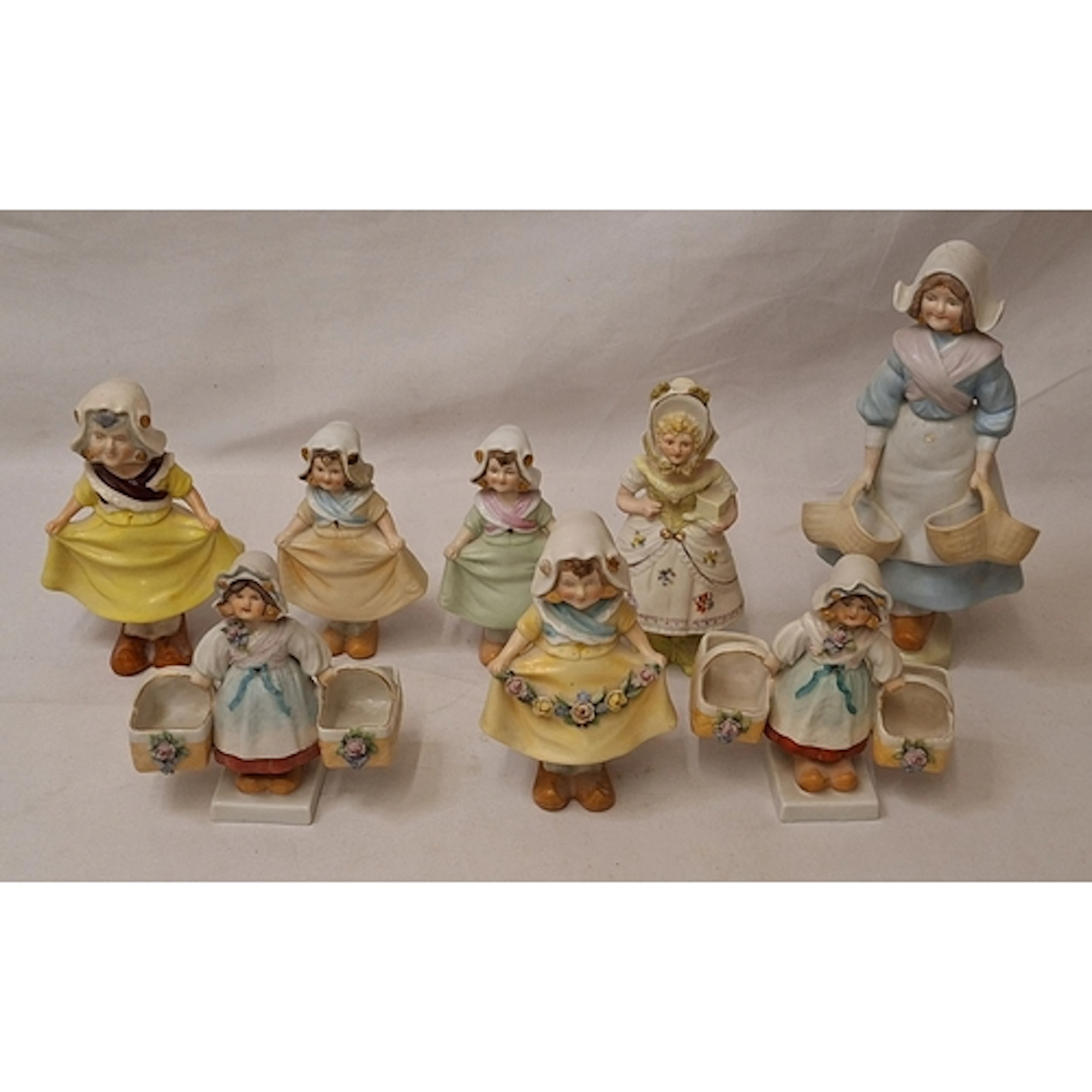 Antique German Style Nodding Head Figurines
