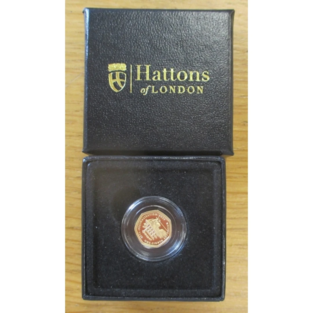 Investment Gold Lot - Documents Required. Alderney. 50th Ann...
