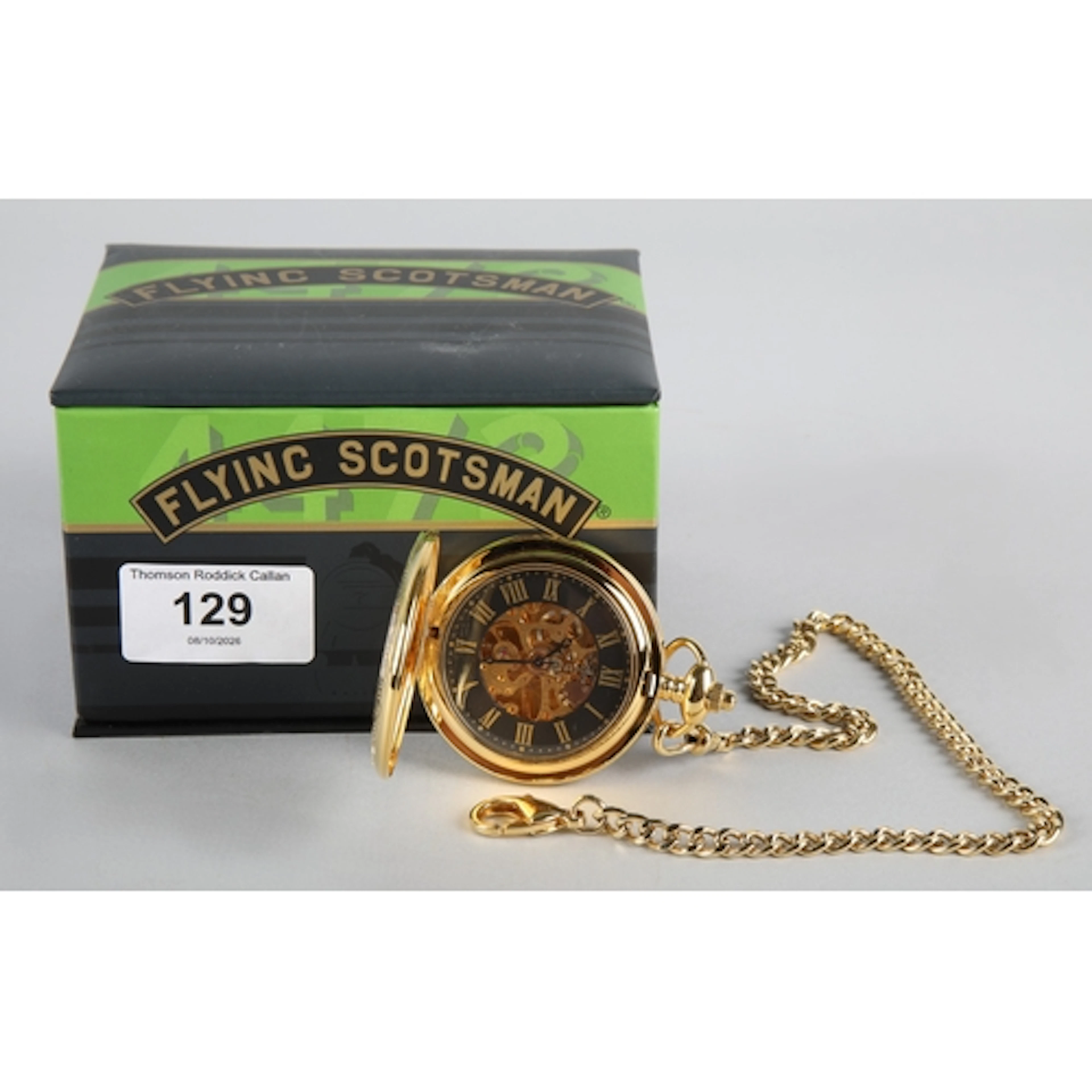 Flying Scotsman Pocket watch and chain