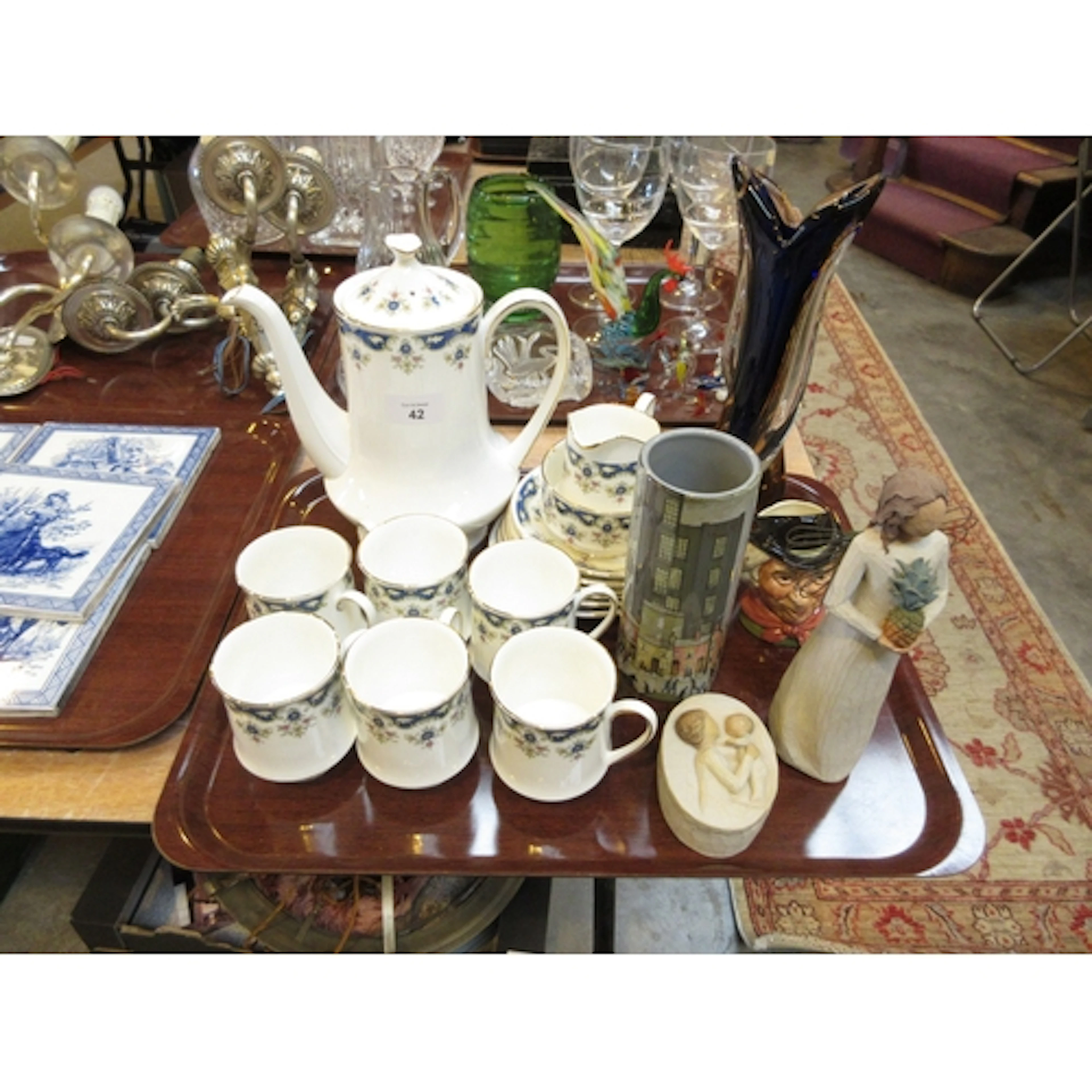 Paragon Coniston Coffee Set, Goebel LS Lowry Vase etc