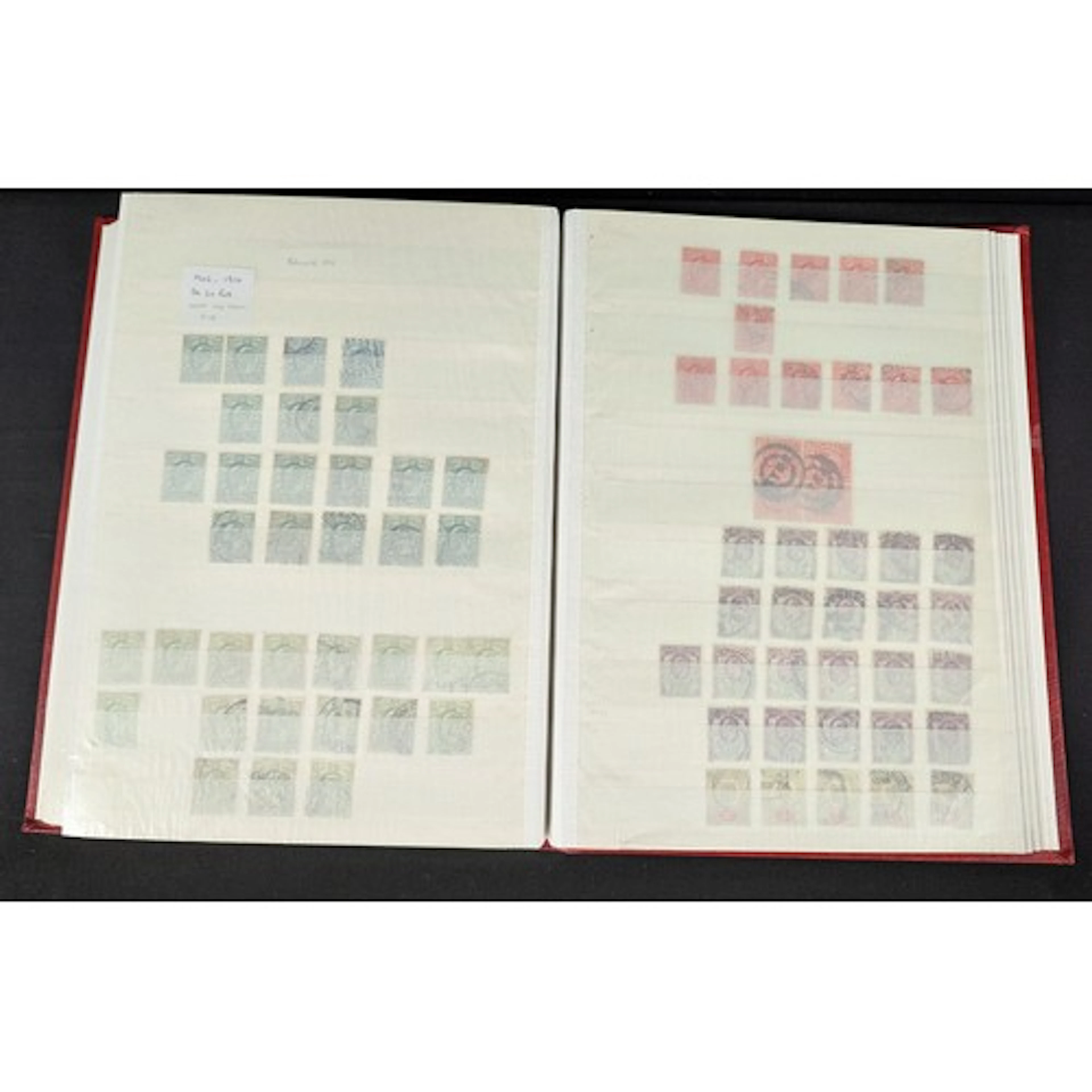 Stamps : GB 1840 - 1911 collection in stockbook, inc 3 x 1d ...