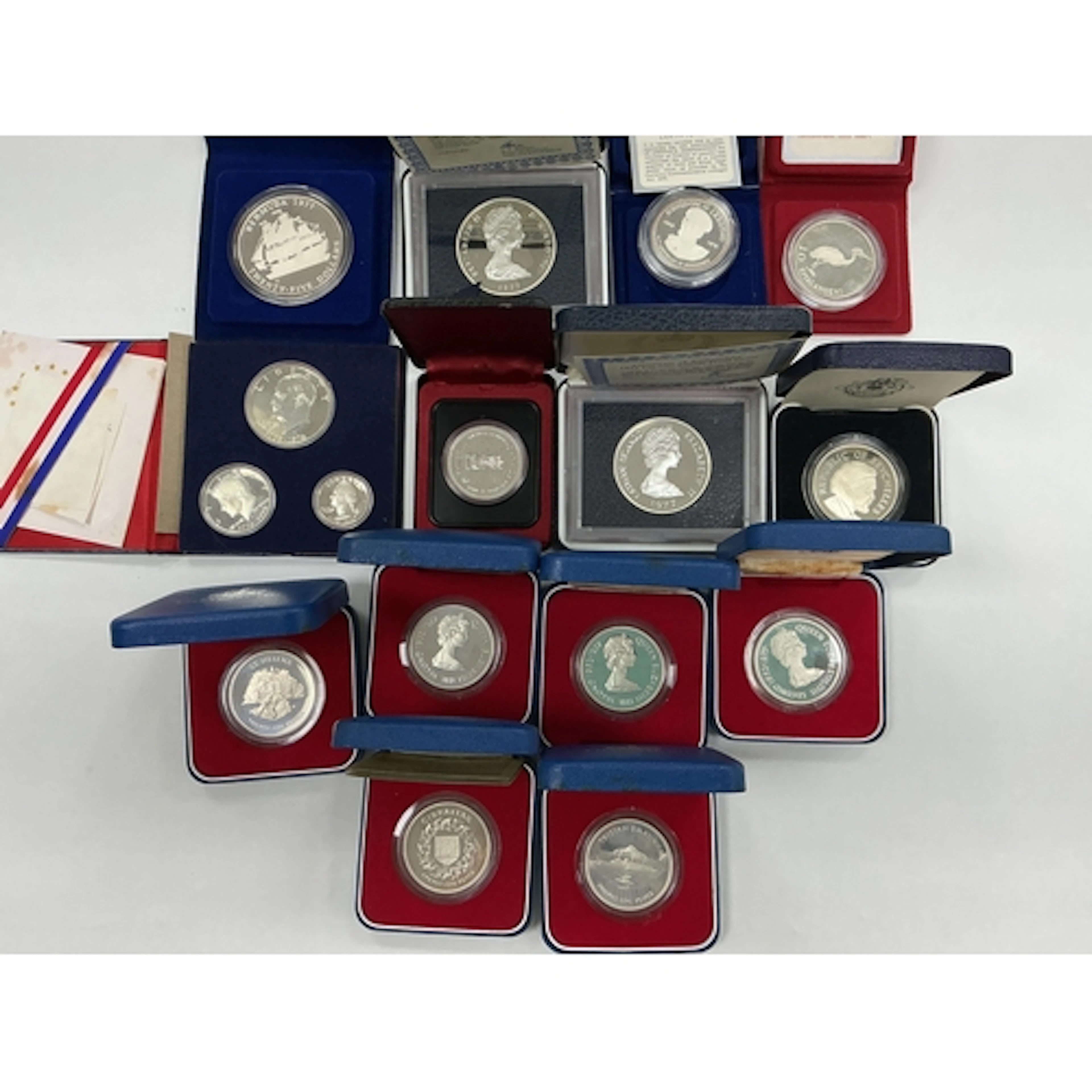 Royal Mint and other mints, British dependencies, proof silv...