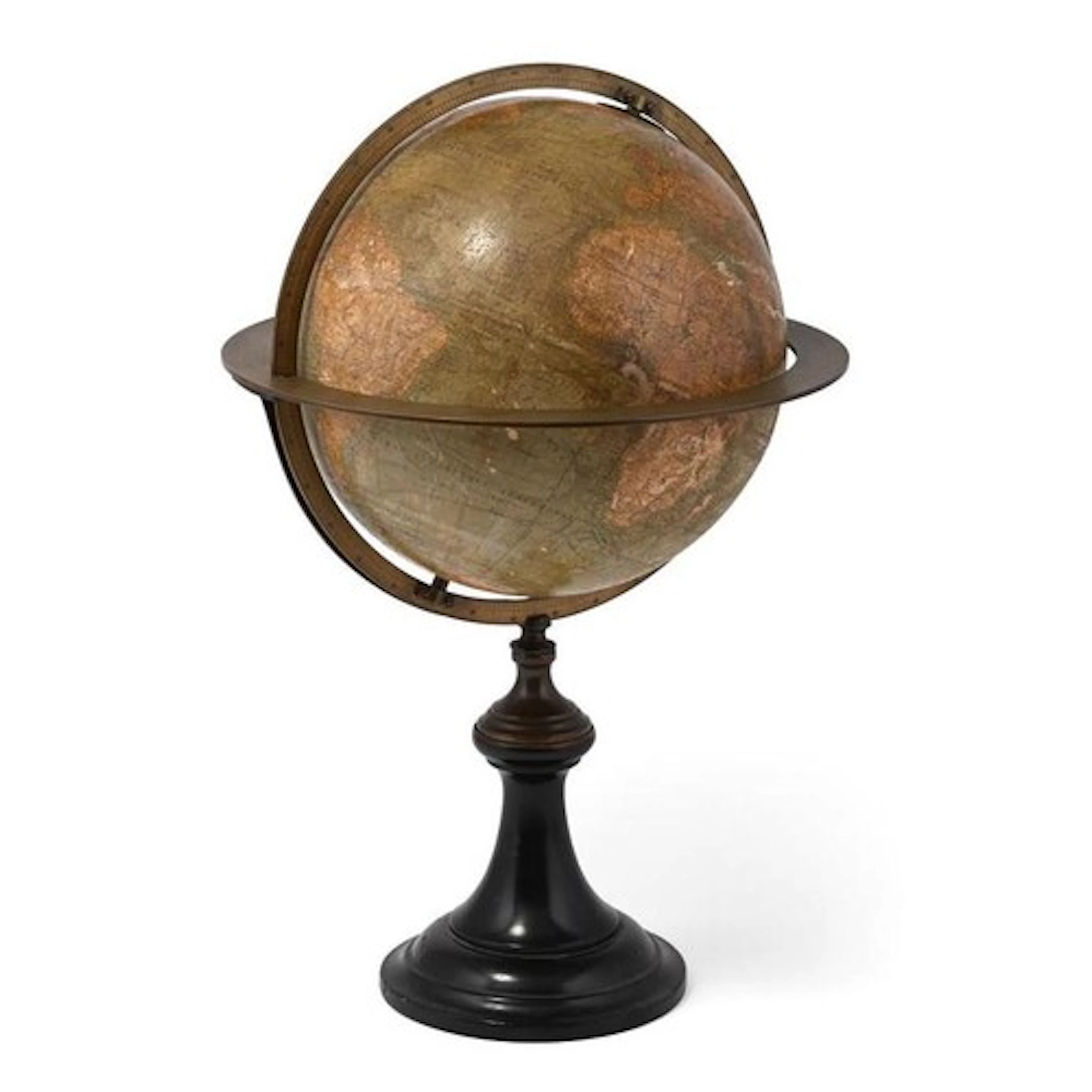 A late 19th century table globe by Charles-François Delamarc...