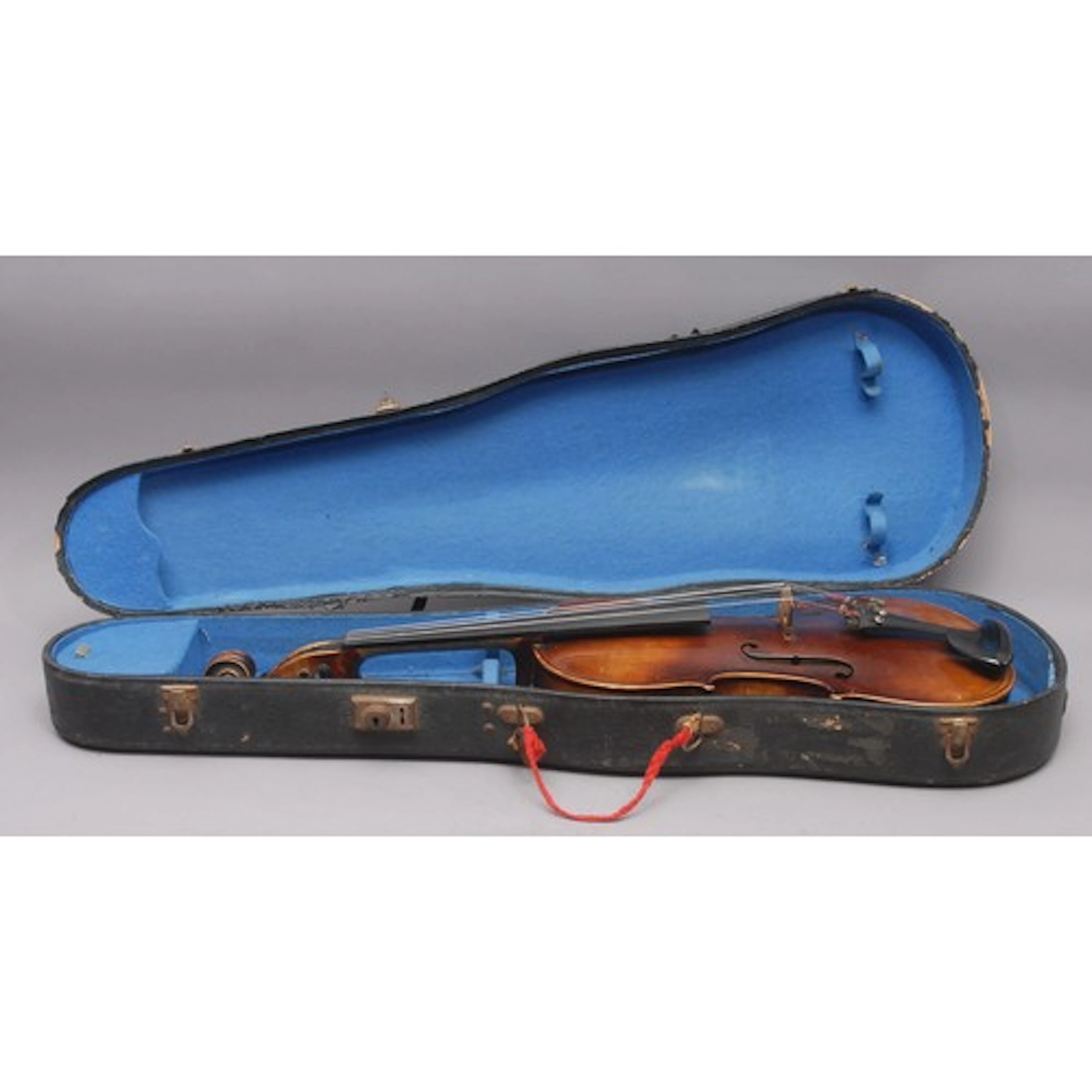 A late 19th/early 20th century violin, the two piece back 39...