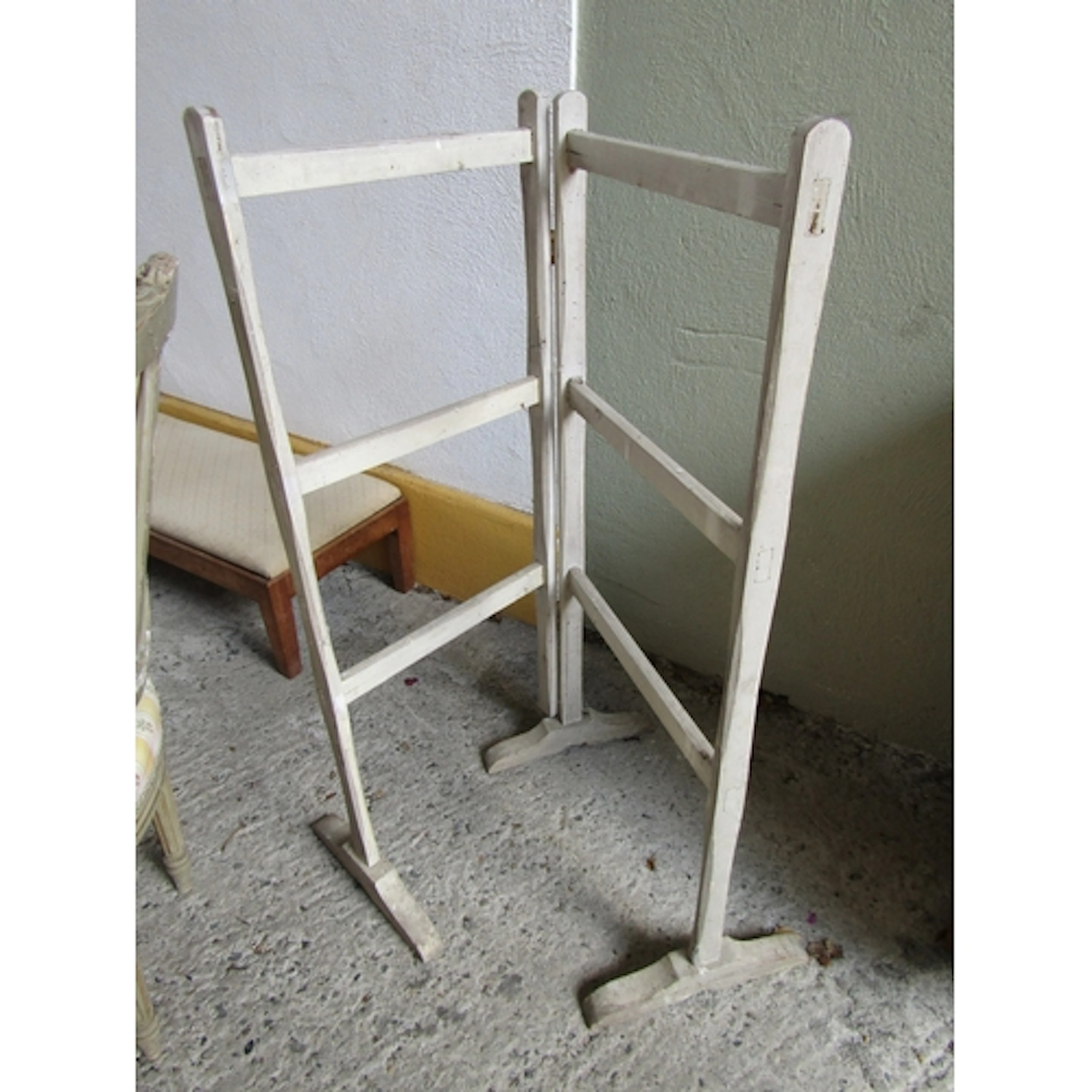 Victorian Pine Twin Part Towel Rail Full Size