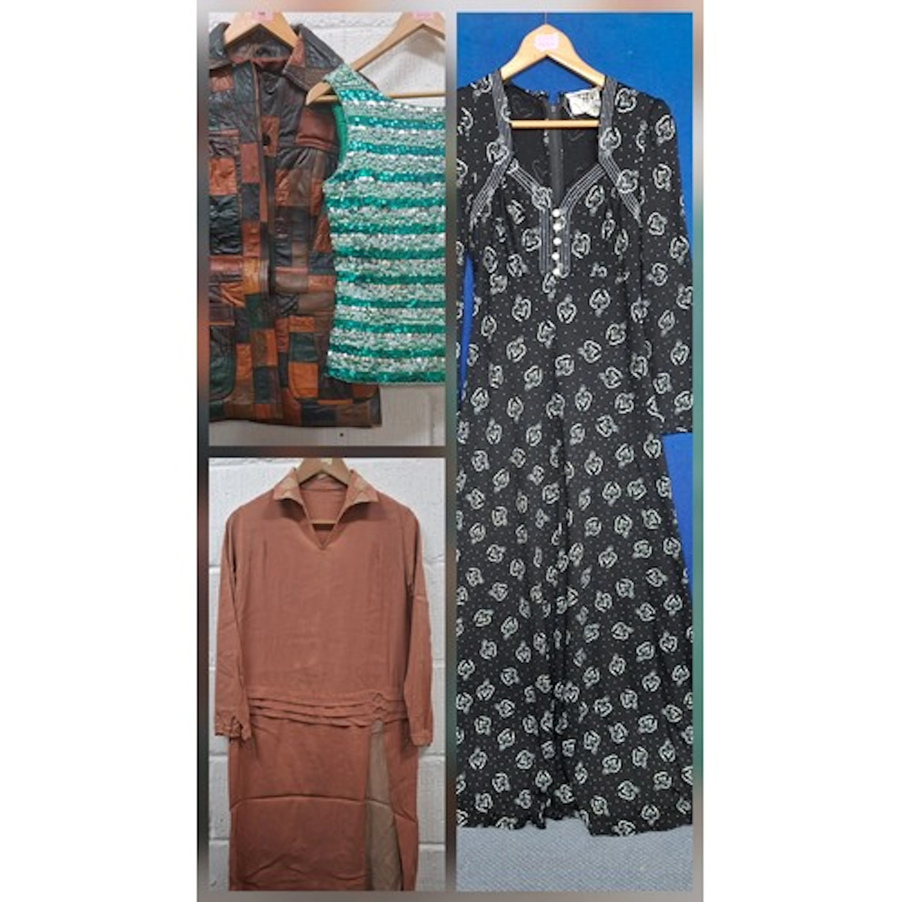 Ladies vintage clothing comprising an Edwardian day dress ap...