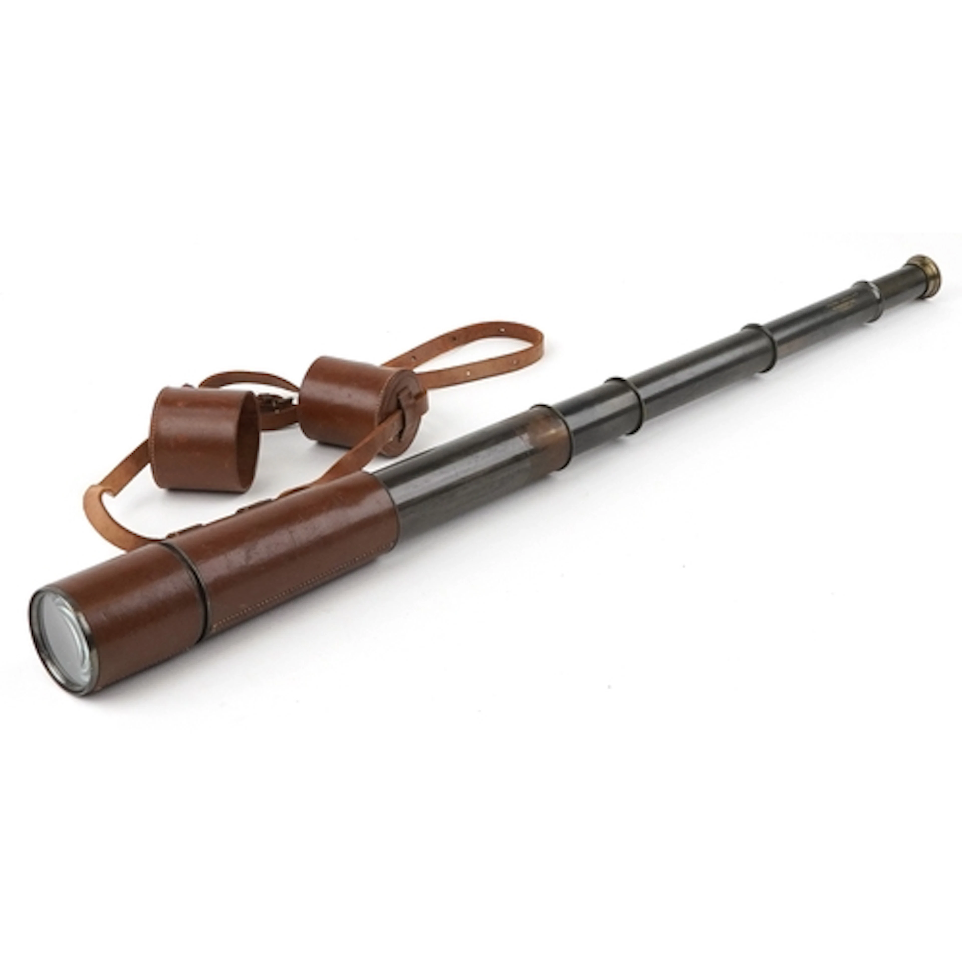 Vintage Broadhurst Clarkson & Co. Ltd. five draw telescope w...