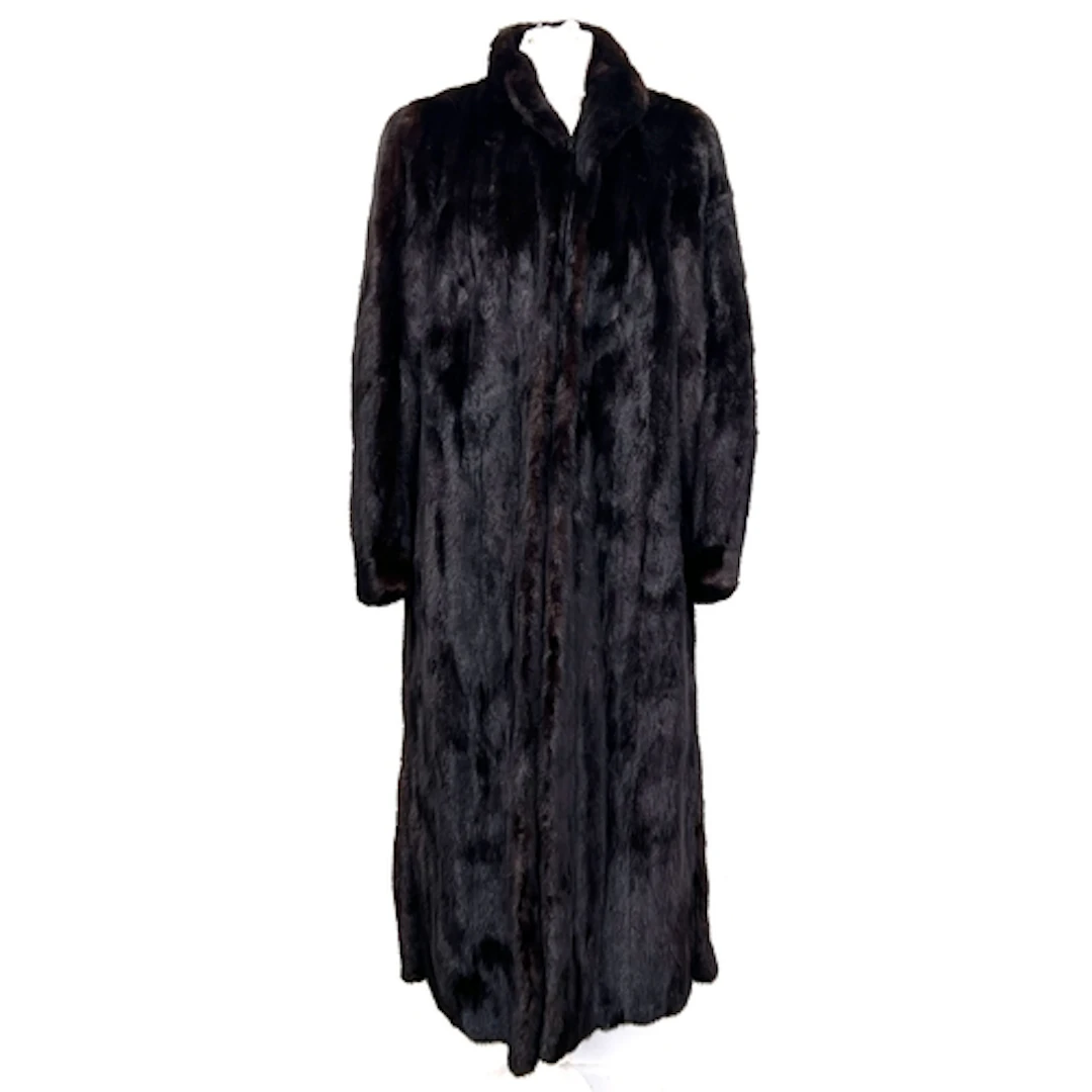 A Calman Links full length mink fur coat, approx. size 8/10