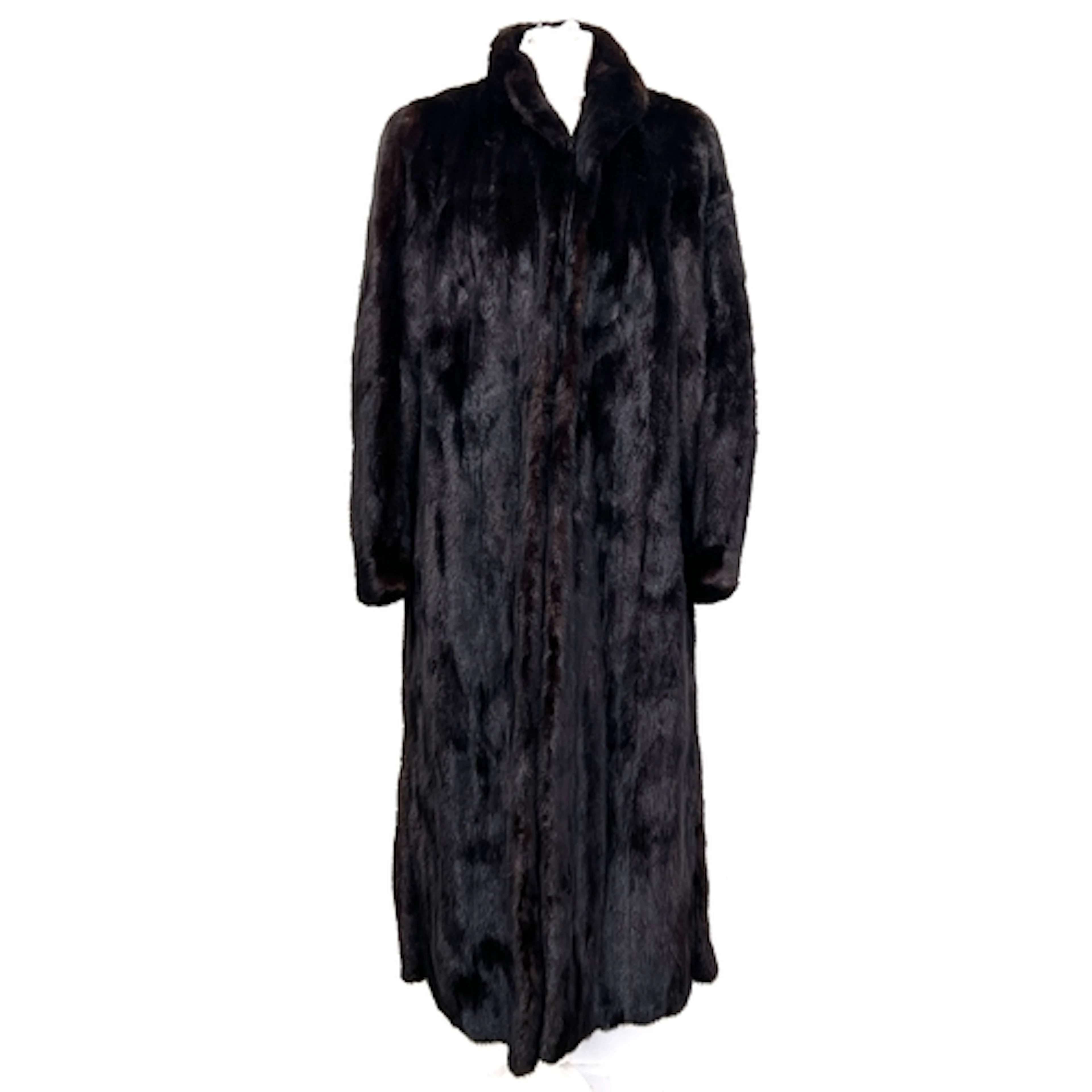 A Calman Links full length mink fur coat, approx. size 8/10