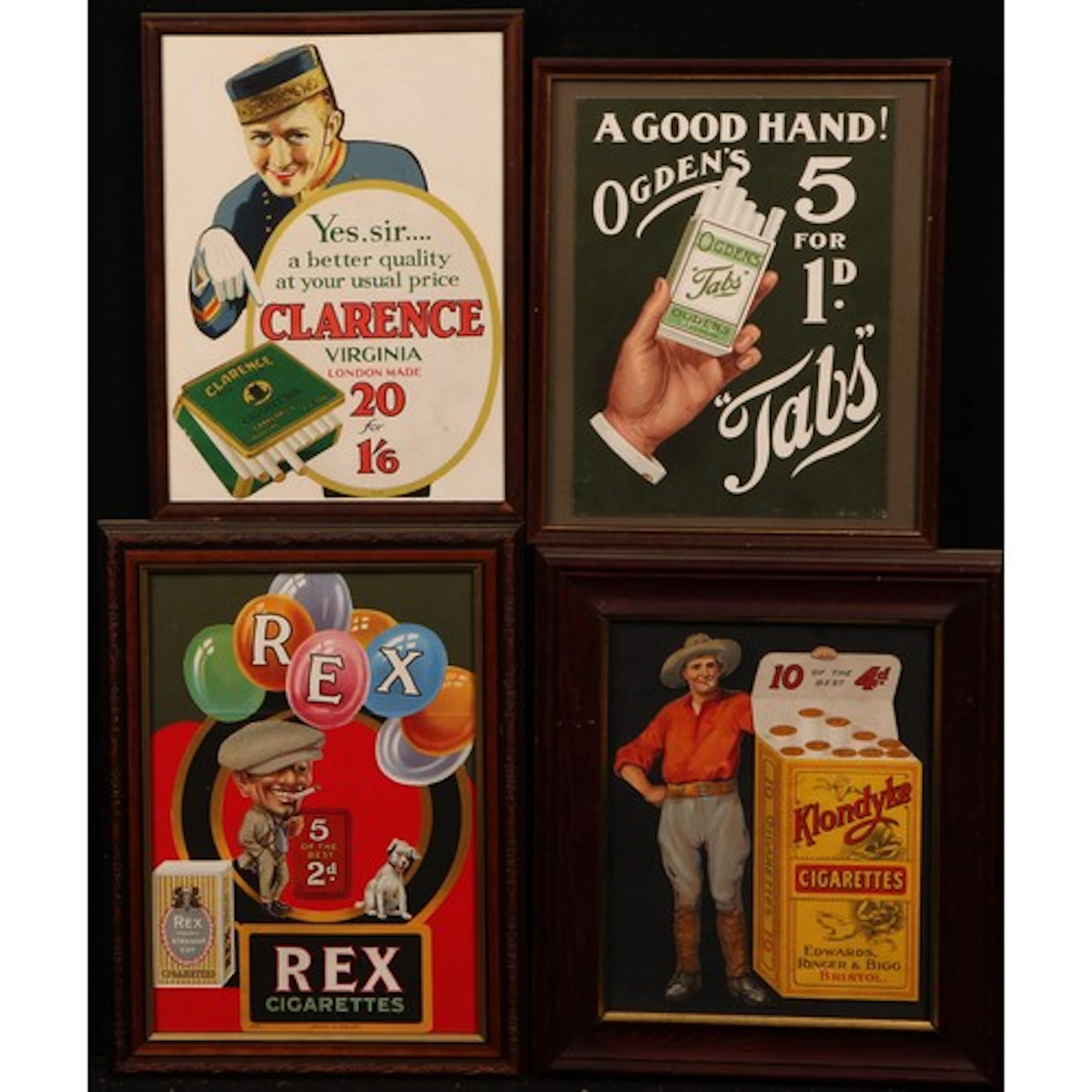 Advertising - Tobacco - an early 20th century litho printers...