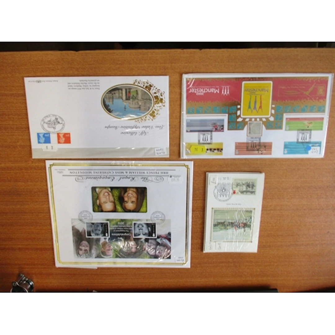 FDC large accumulation of unsorted Benhams incl small silks,...