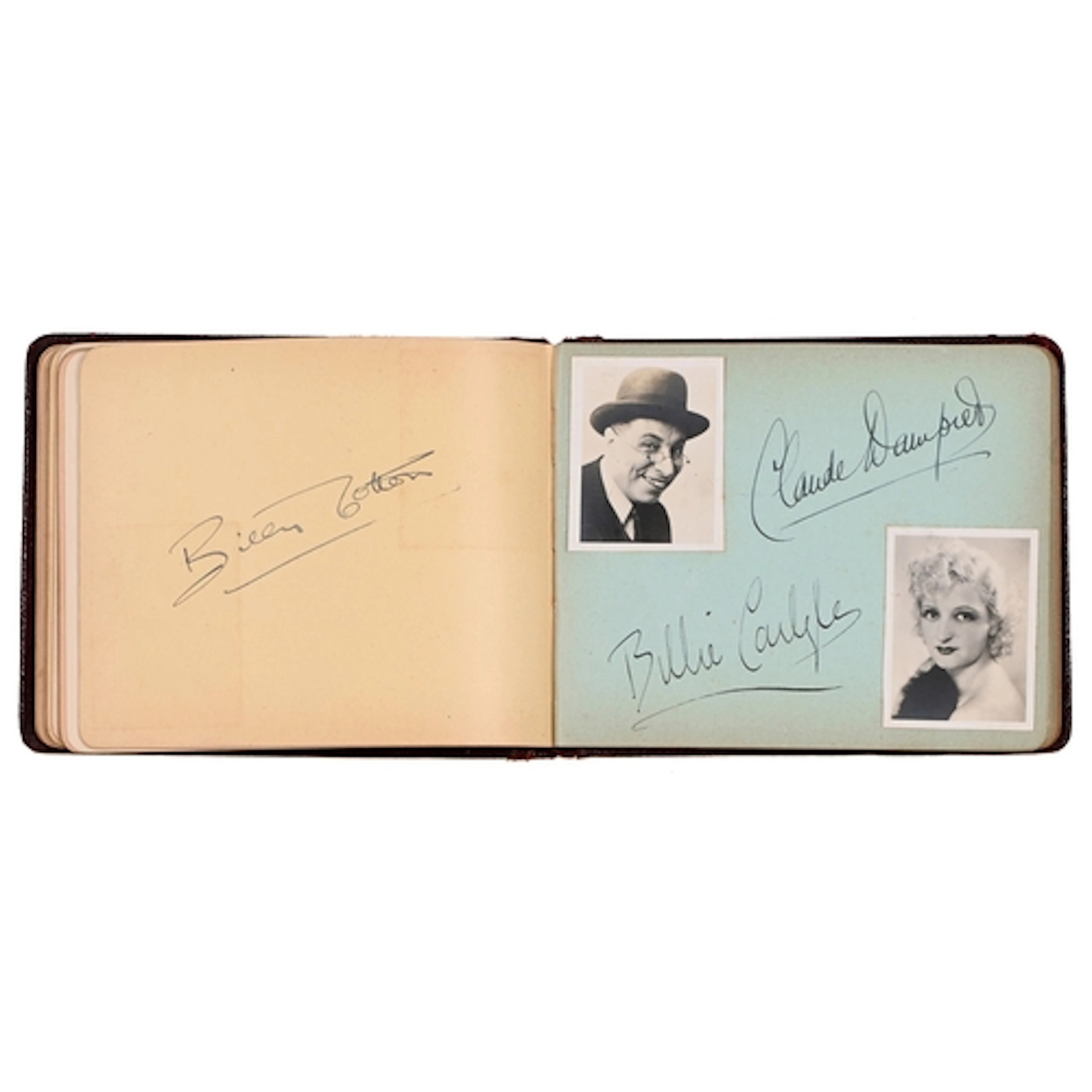 An autograph-friendship album, Nellie Underwood, Chilwell, N...