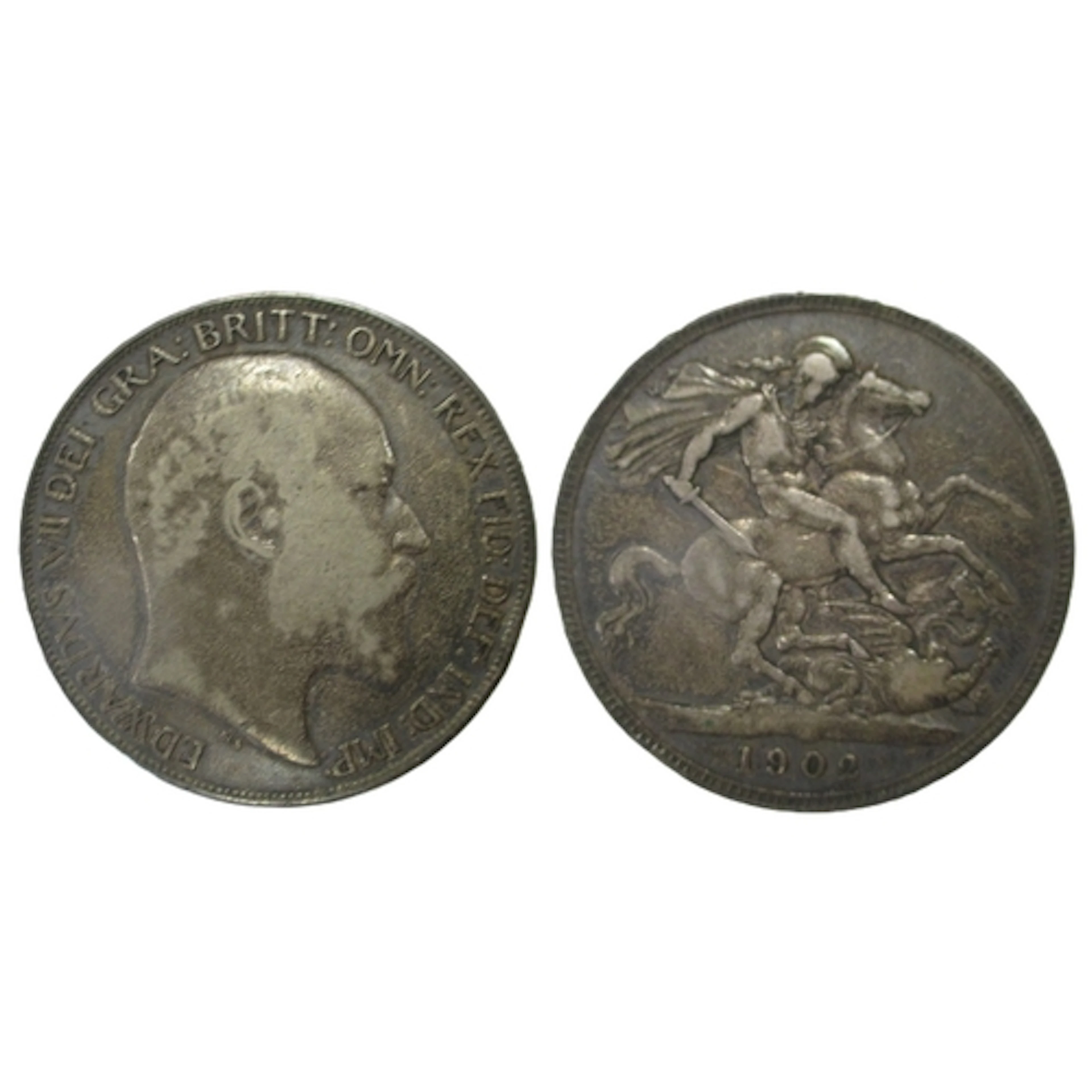 1902 crown near very fine with brown tone and slight marks o...