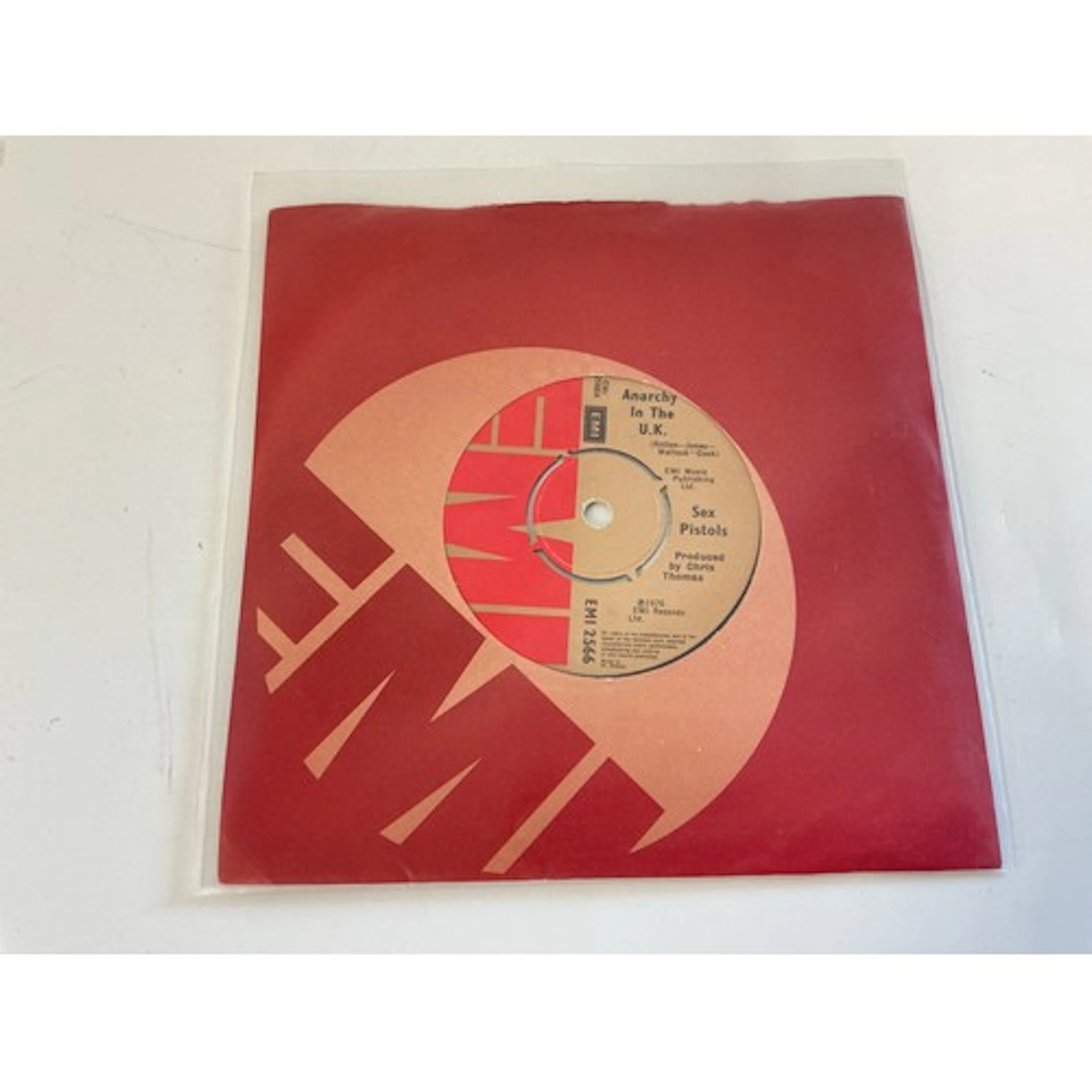 Sex Pistols - Anarchy In The UK 7” single with Chris Thomas ...