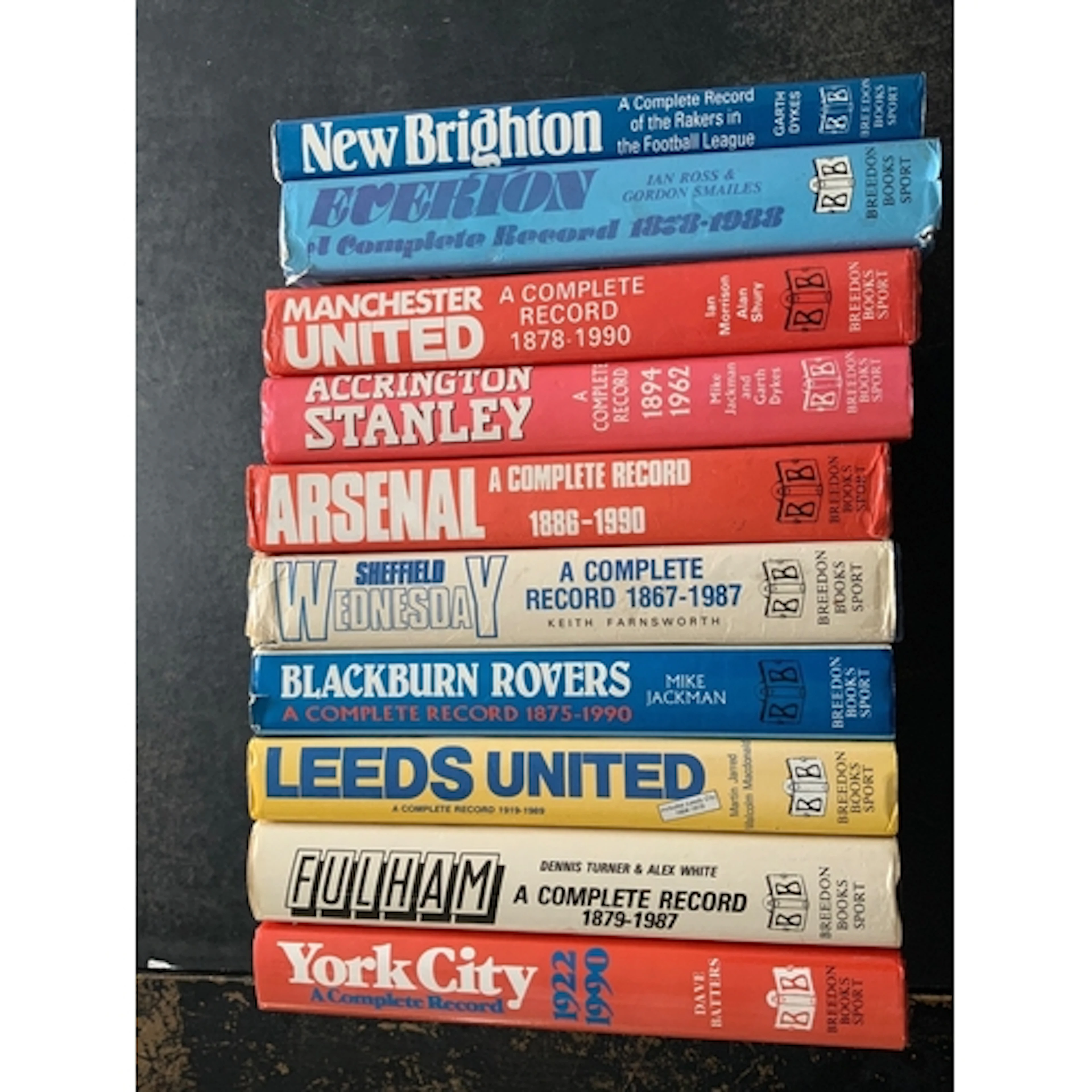 Breedon Football History Books: Small compact complete histo...