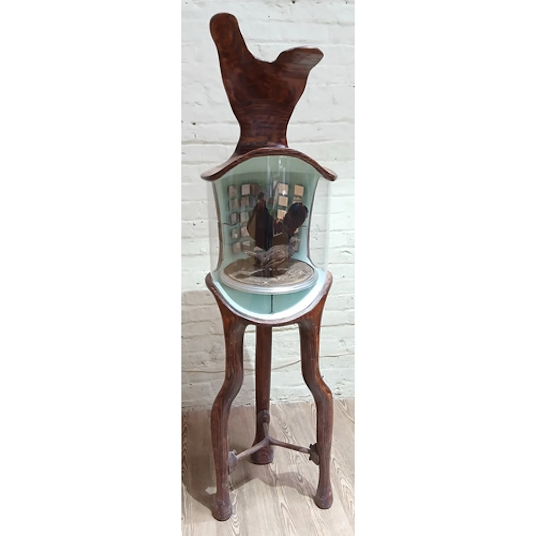 John Southworth Prescott (b1939), untitled, taxidermy chicke...