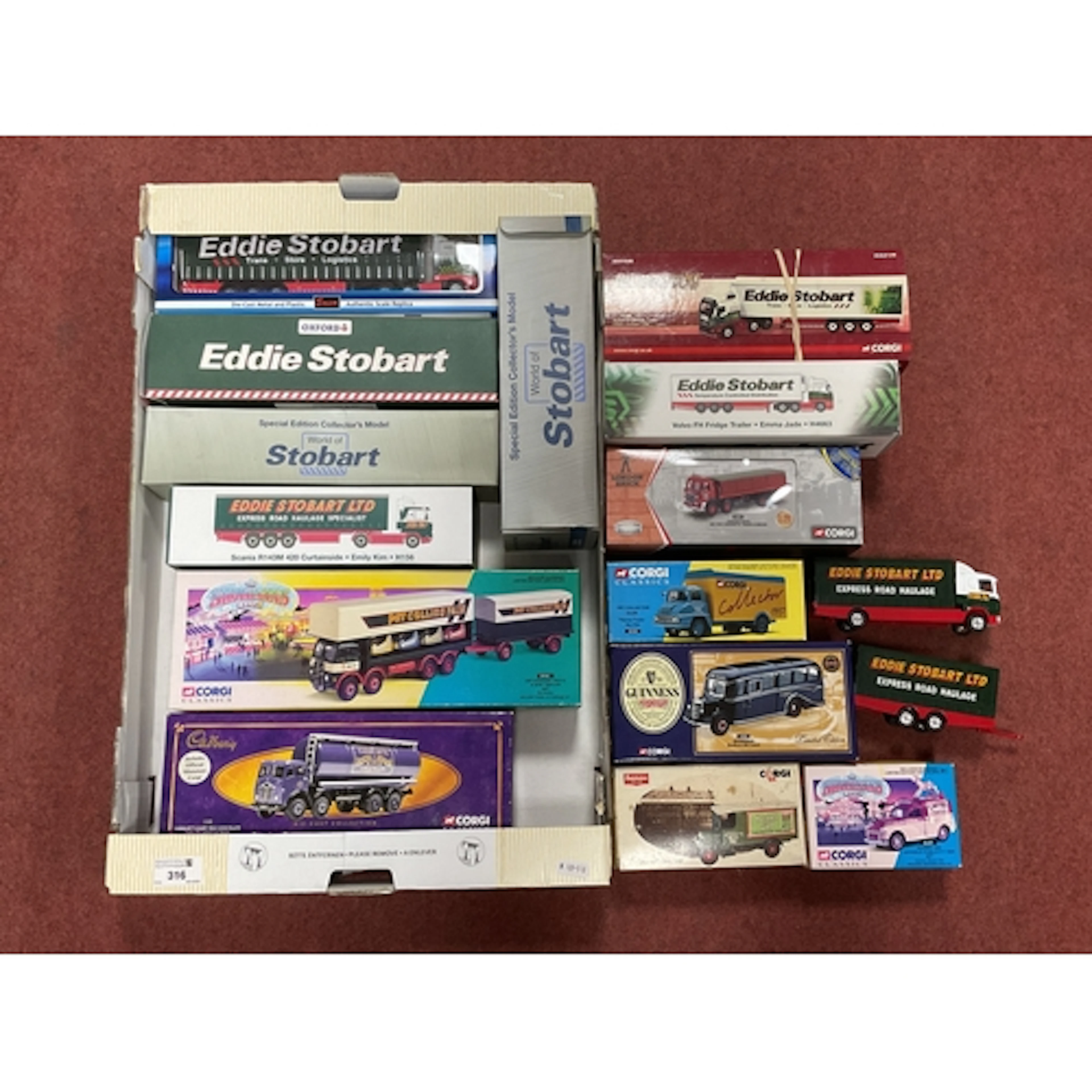 Fifteen Diecast commercial vehicles by Corgi, Atlas and Saic...