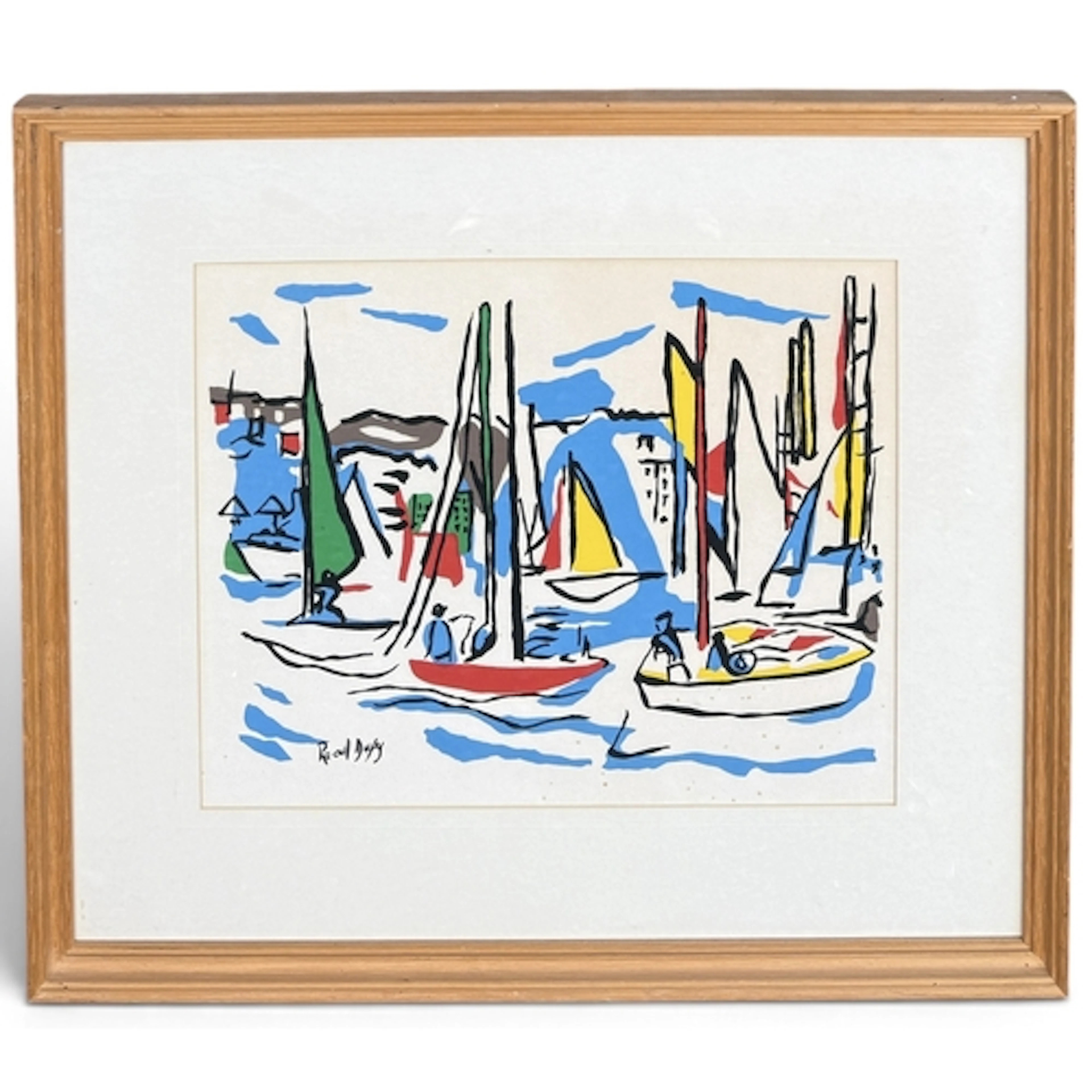 AFTER RAOUL DUFY (FRENCH 1877-1953): SAILBOATS Lithograph on...