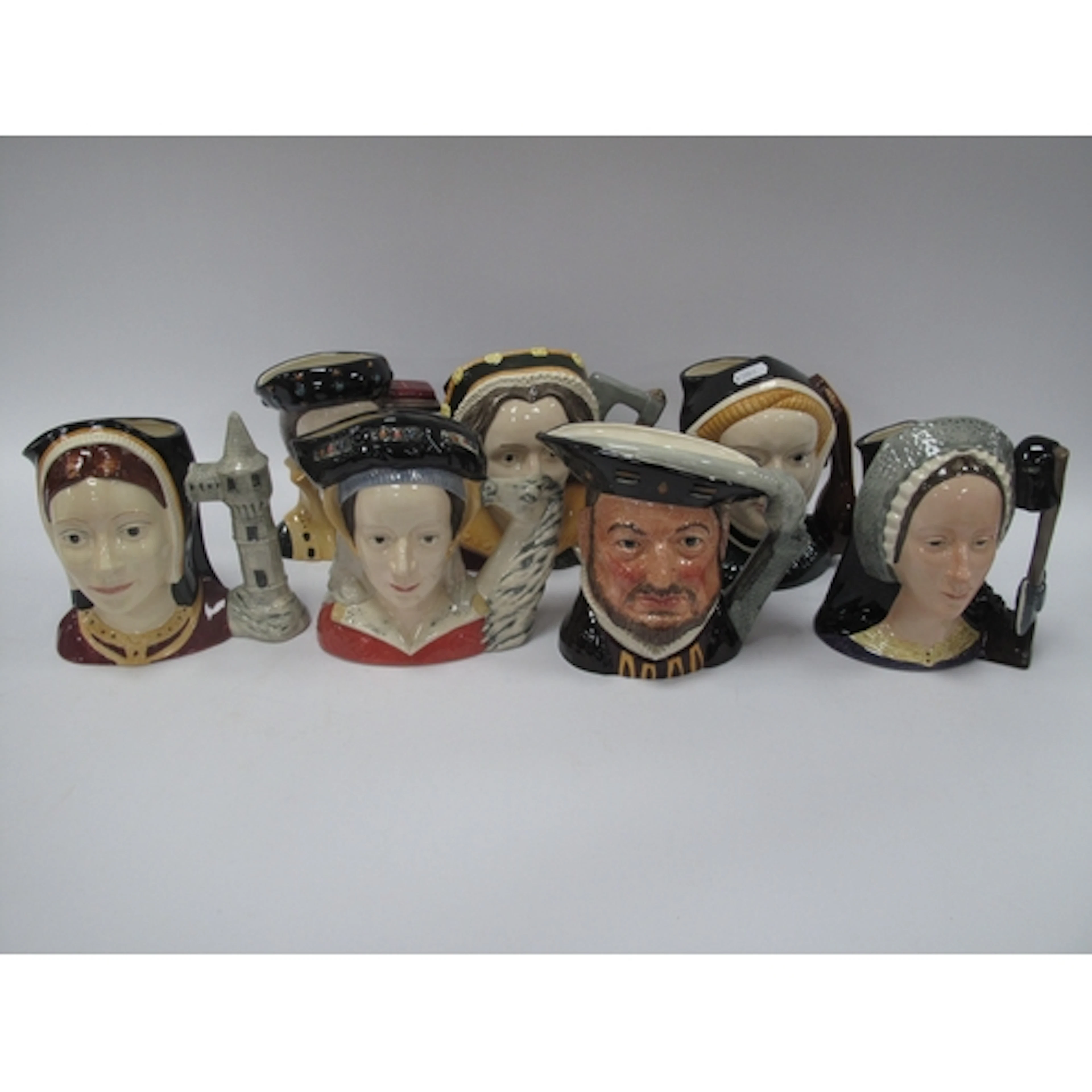 Royal Doulton "Henry VIII and His Six Wives" collection, sev...