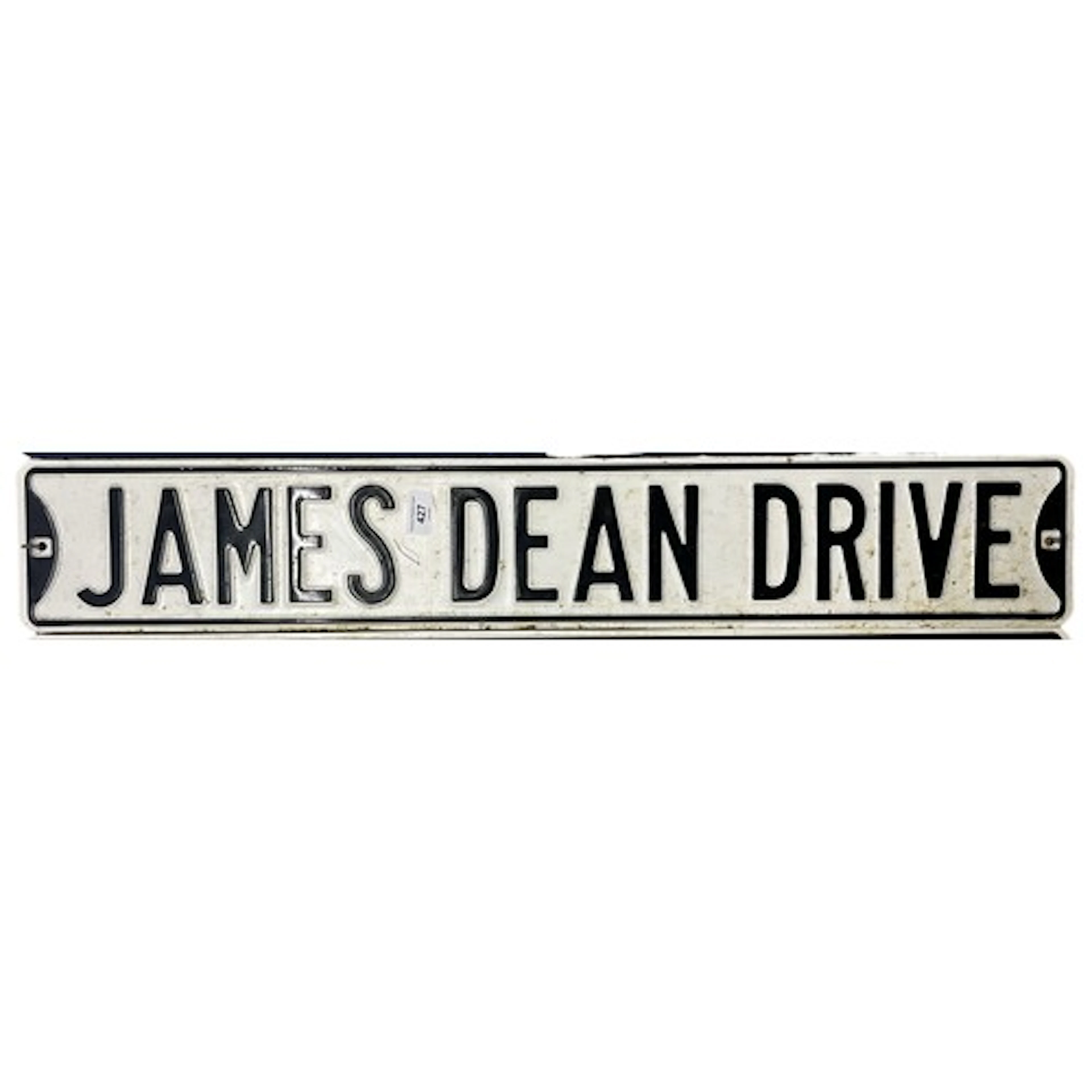 Reproduction street sign - 'James Dean Drive', 91cm x 15cm.