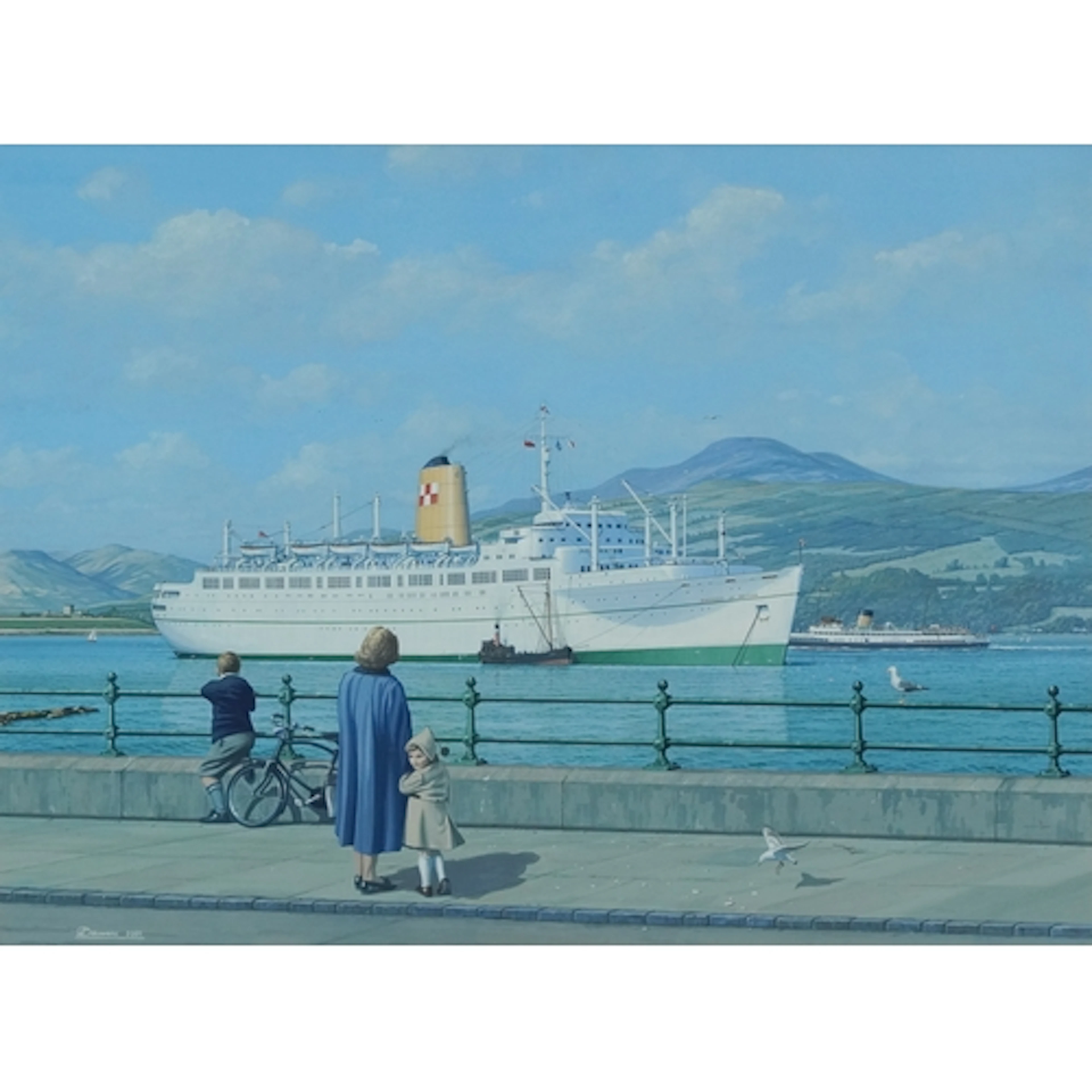 Gordon Bauwens - The Tail of the Bank, Empress of Britain, g...