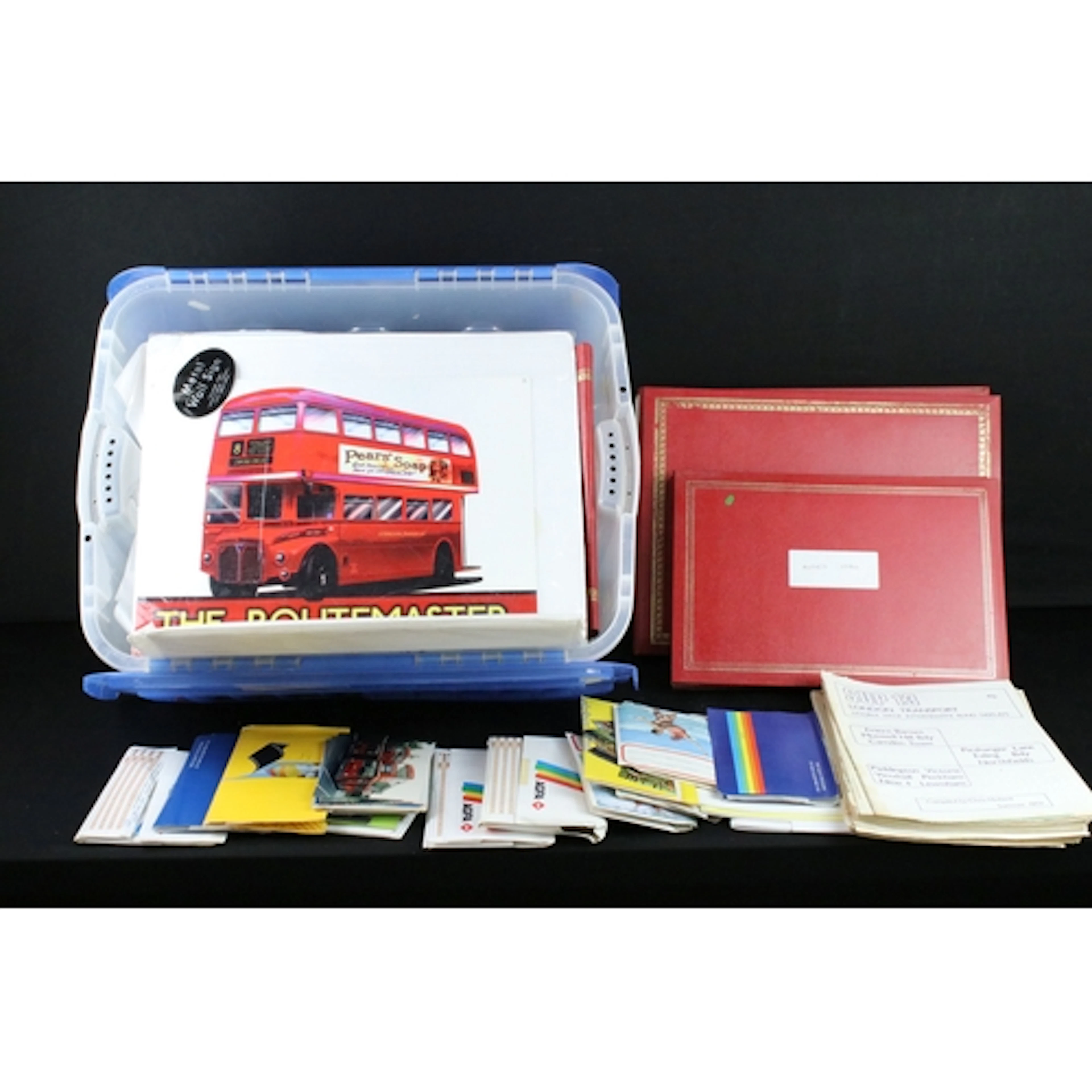 A large selection of Bus related collectables to include pho...