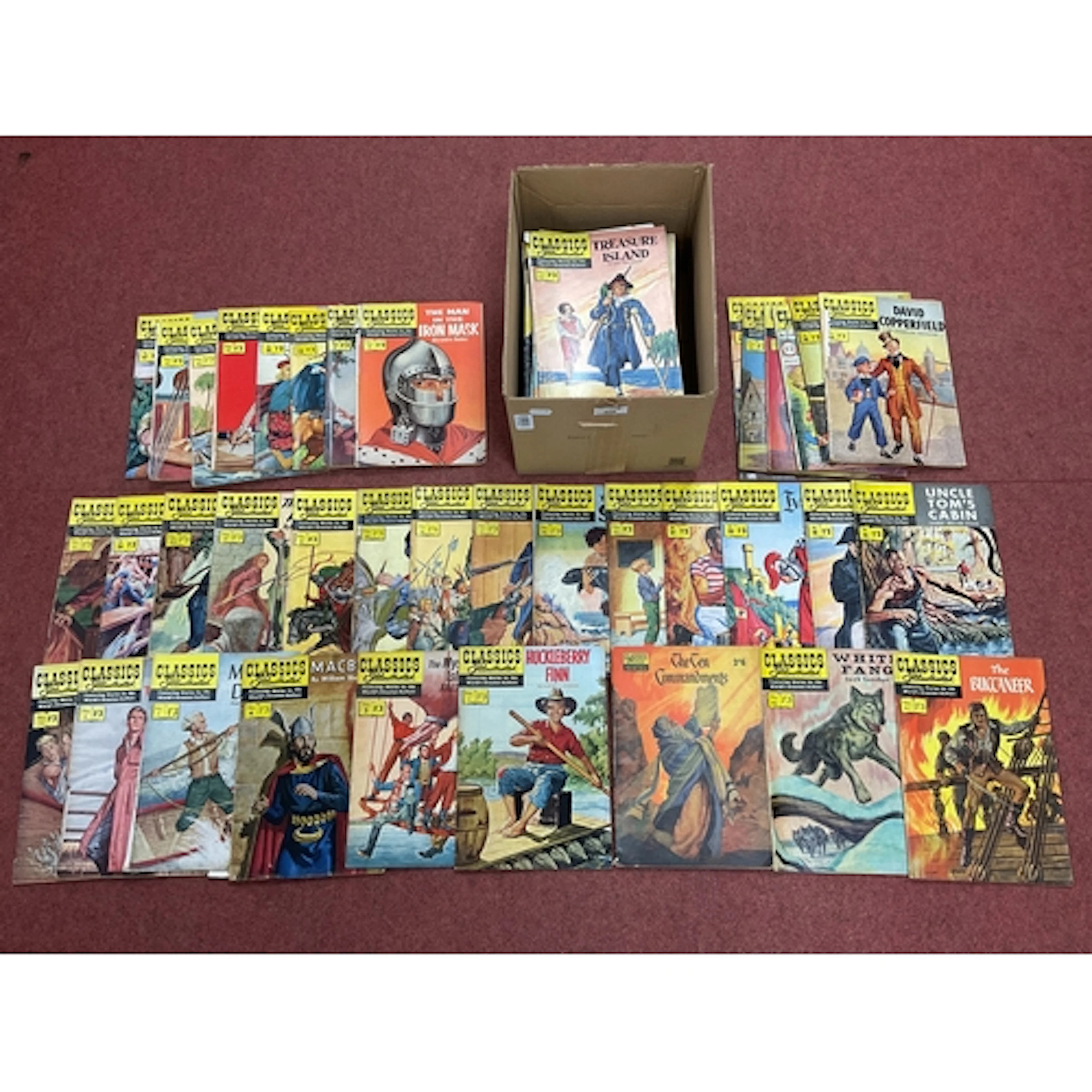 Eighty Circa 1950's Classics Illustrated Comics, mostly HRN ...