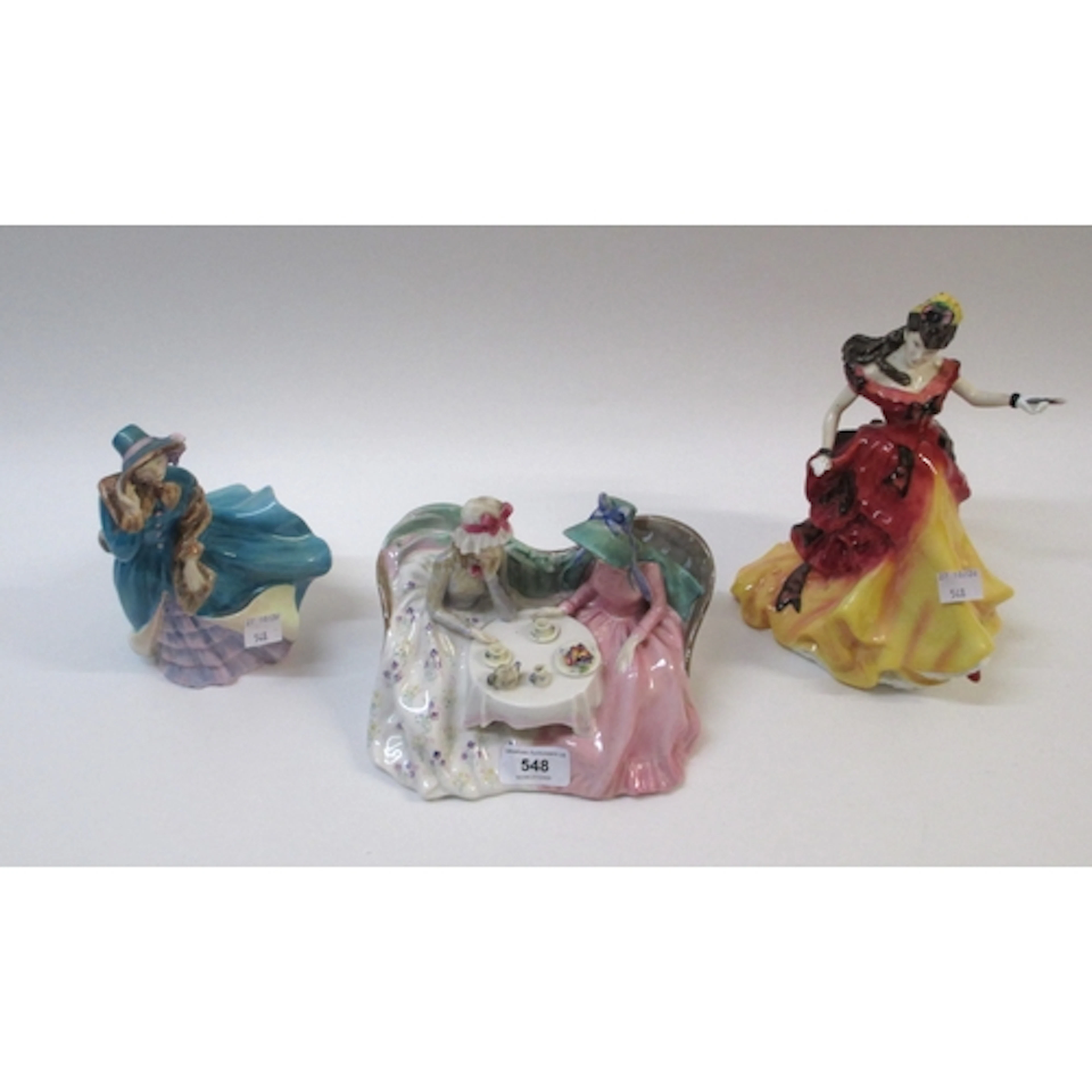 Royal Doulton figure, ' Afternoon Tea ', HN1747, another, ' ...