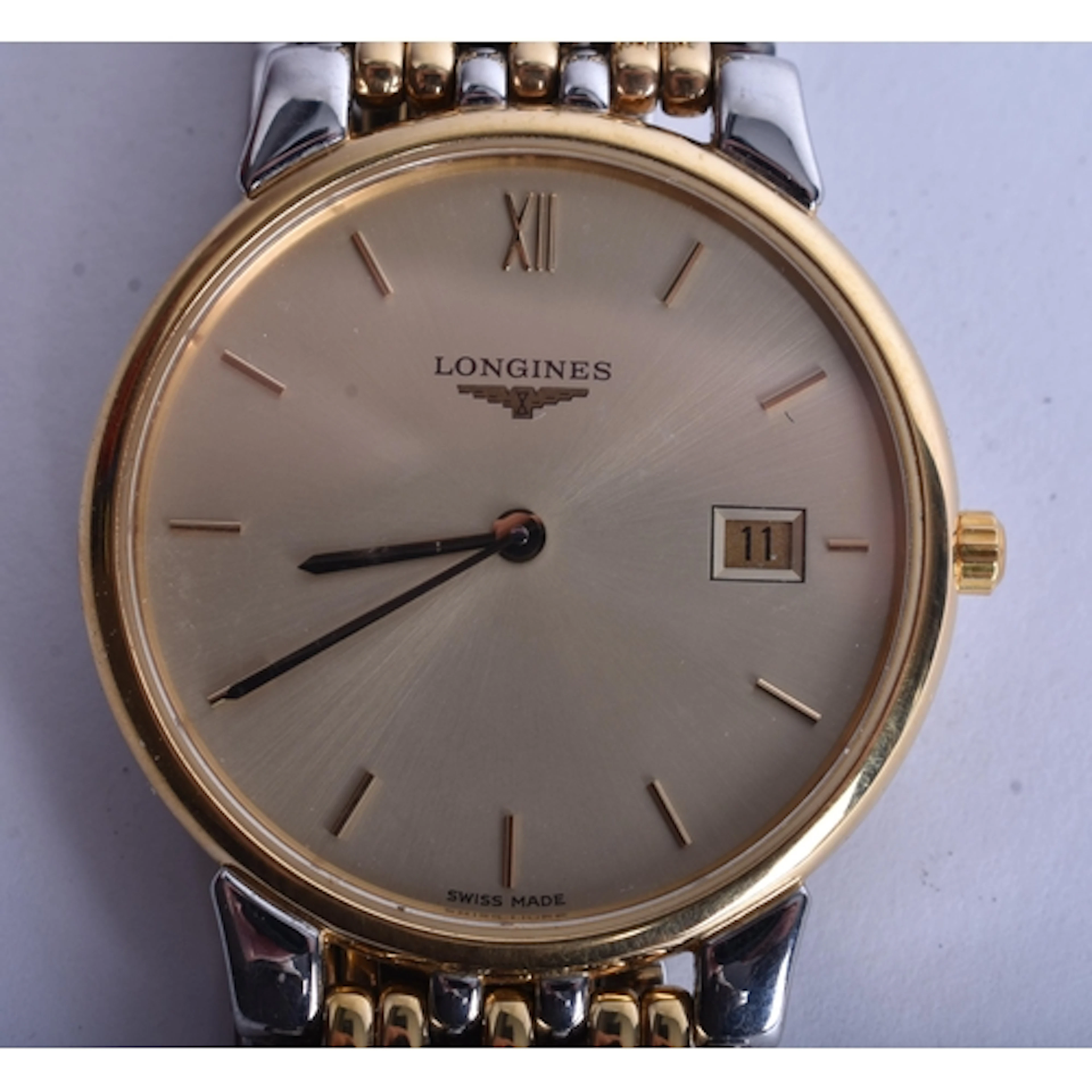 A Boxed Longines Les Grandes Classique Bicolour GENTLEMAN'S ...
