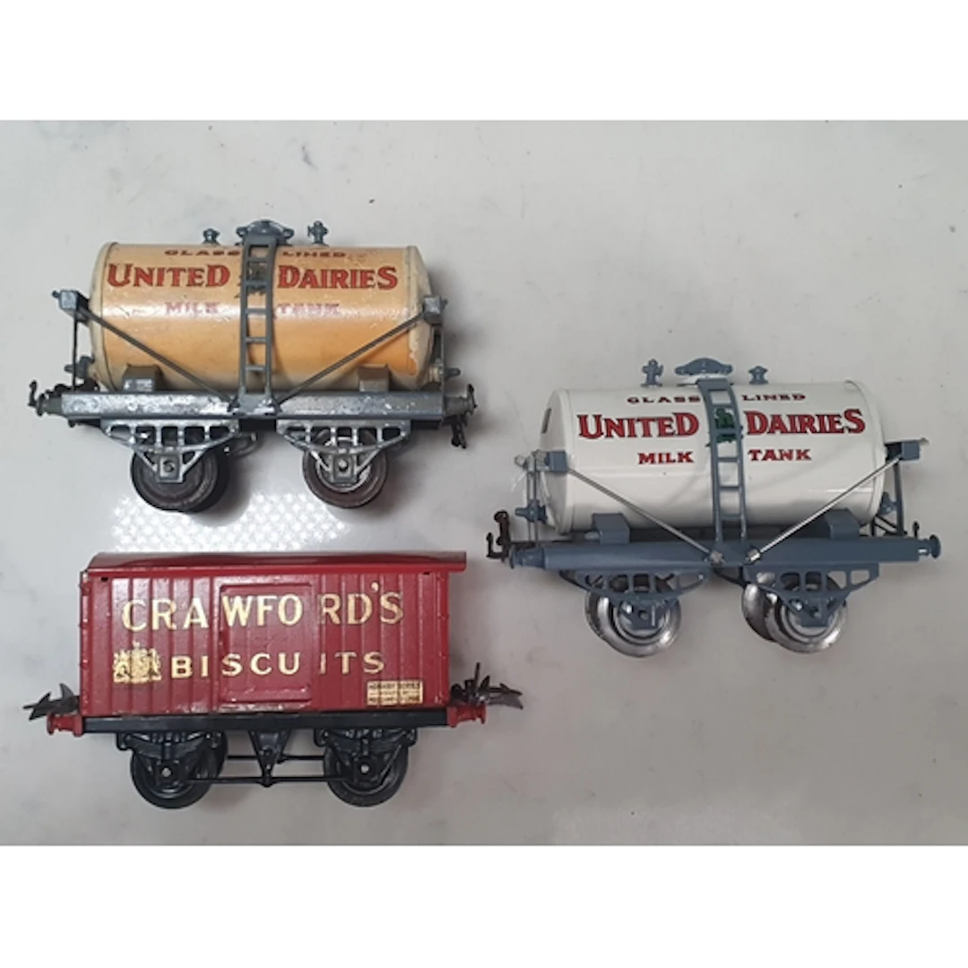 An unboxed Hornby 0 gauge No.1 private owner 'United Dairies...