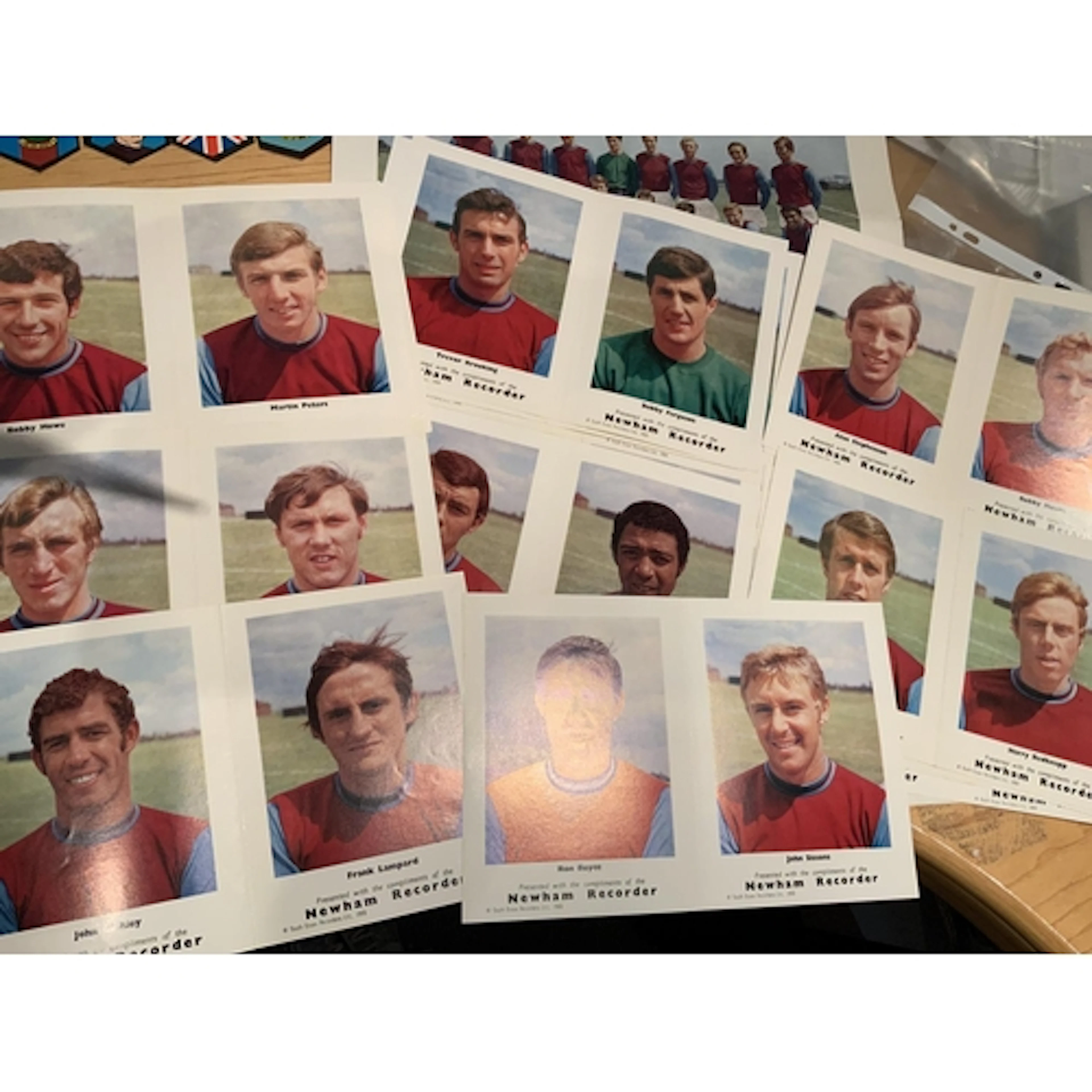 West Ham Newham Recorder 1960s Player Card Set: Full set of ...