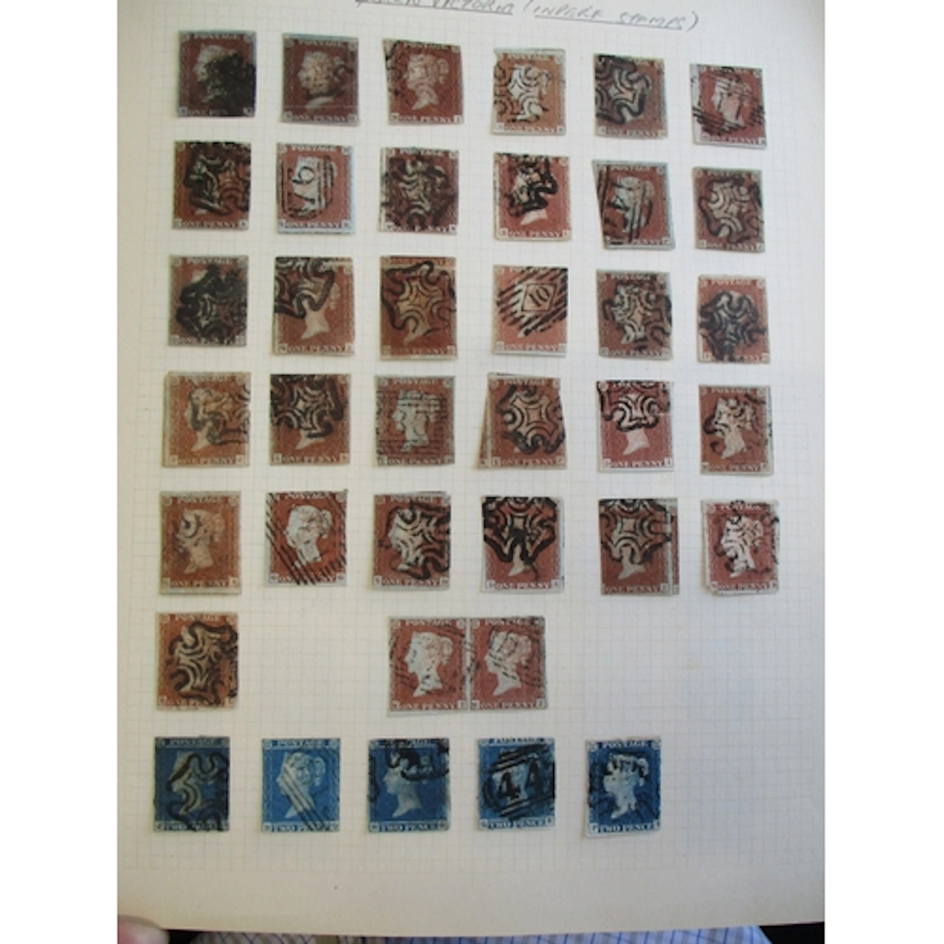 An interesting, mainly used QV-QEII collection in four vols ...