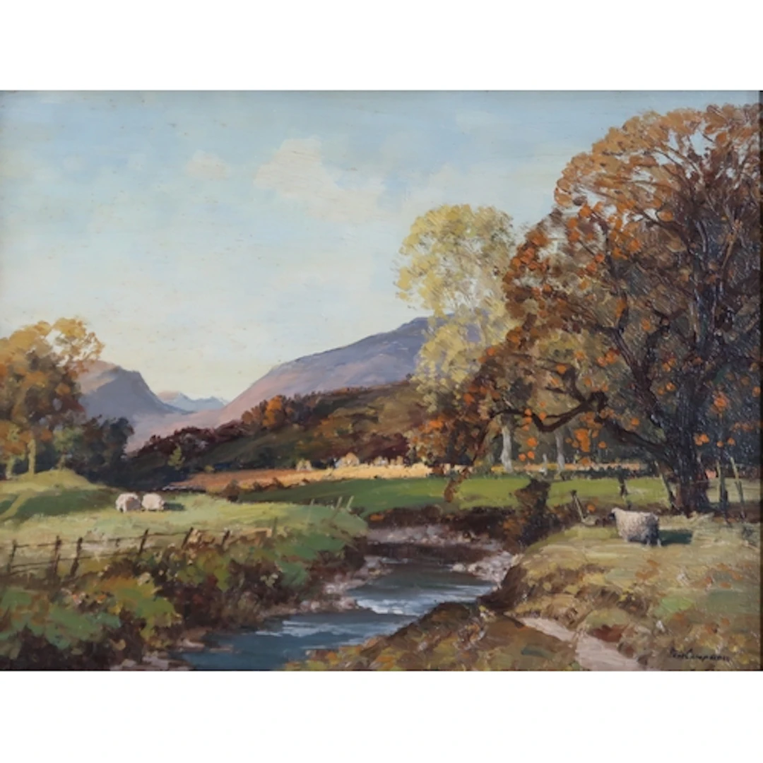 TOM CAMPBELL (SCOTTISH 1865-1943) LINERING LIGHT NEAR ...