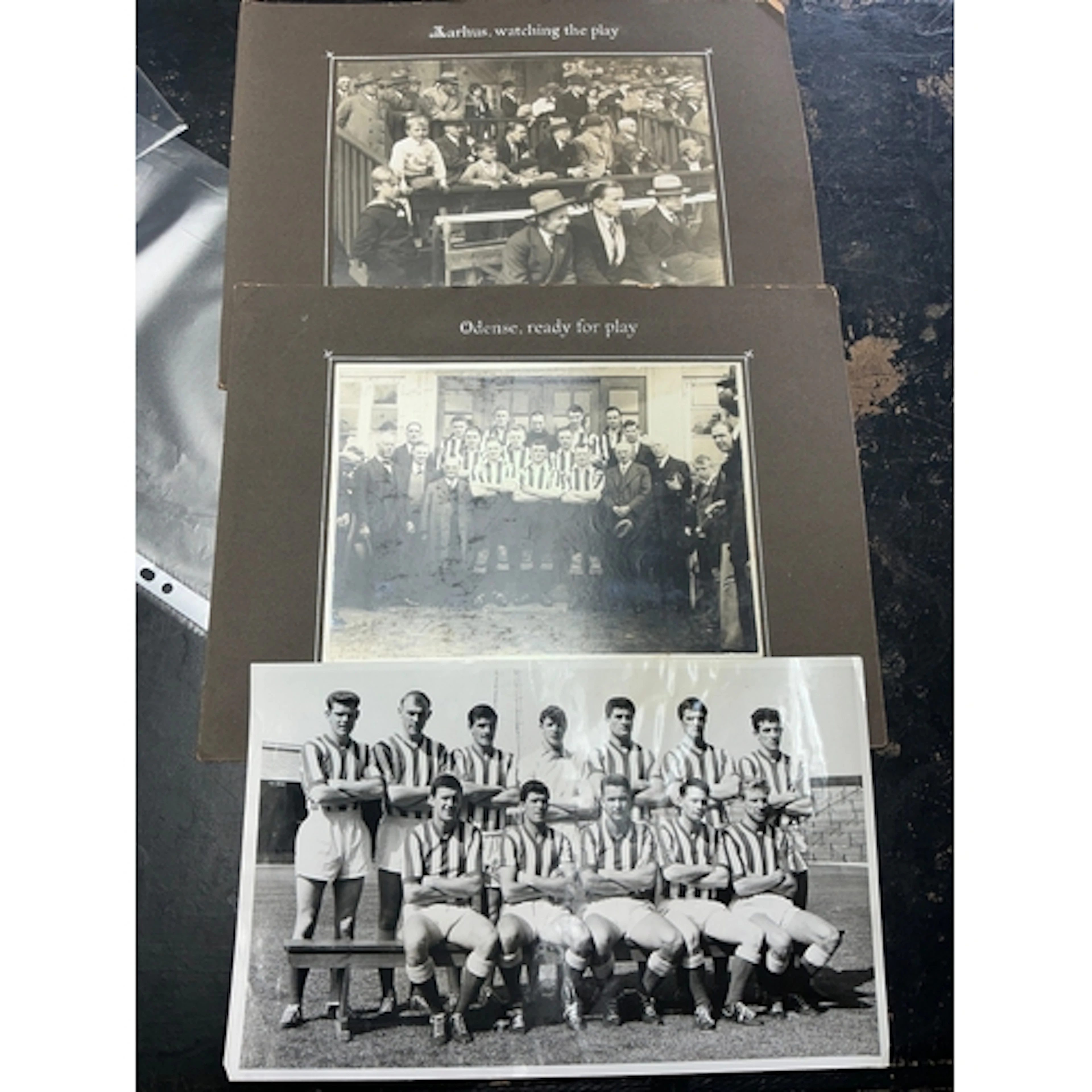 Football Press Photos: Late 70s onwards with press stamps an...