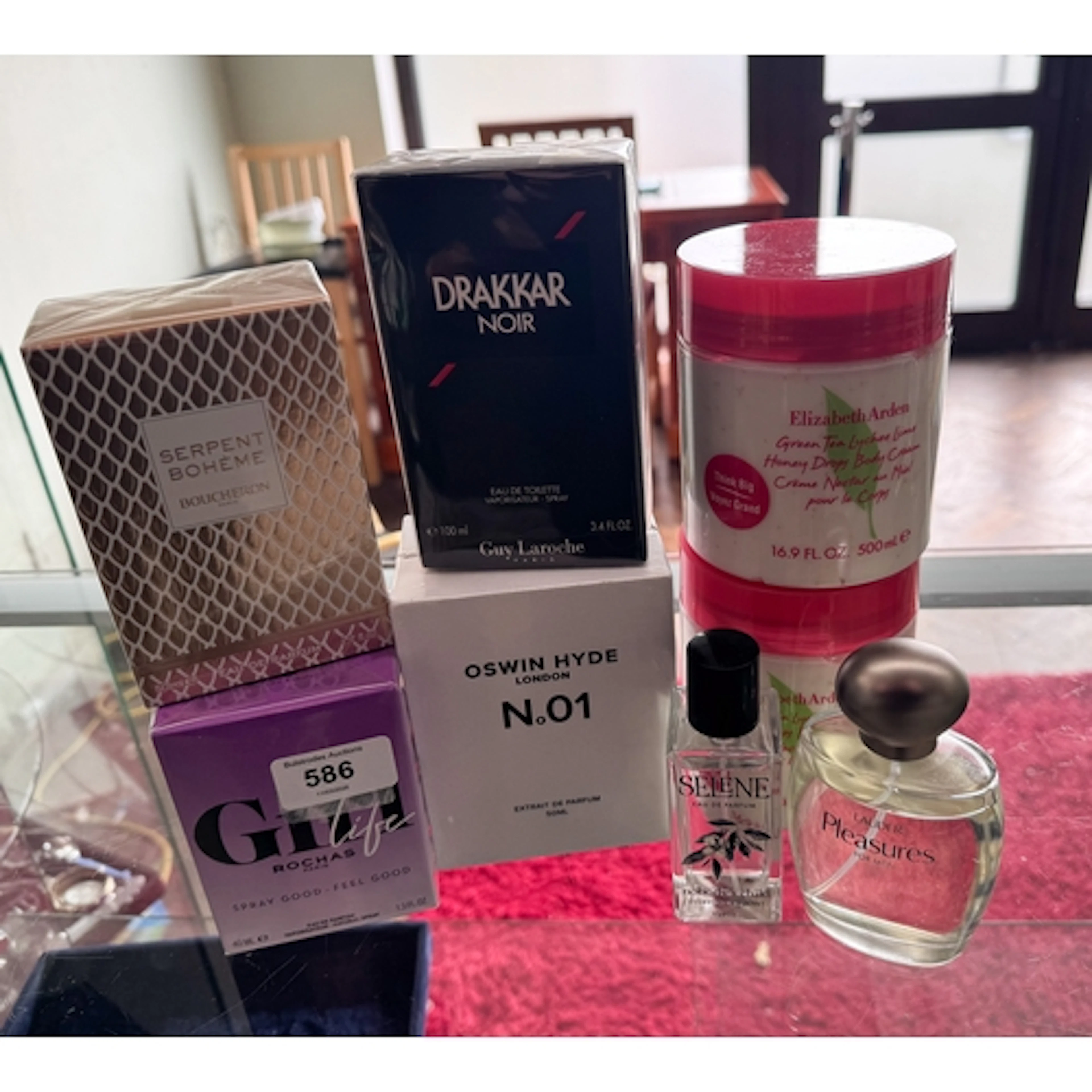 Boucheron, Rochas, Oswin Hyde, Drakkar Noir sealed perfumes ...