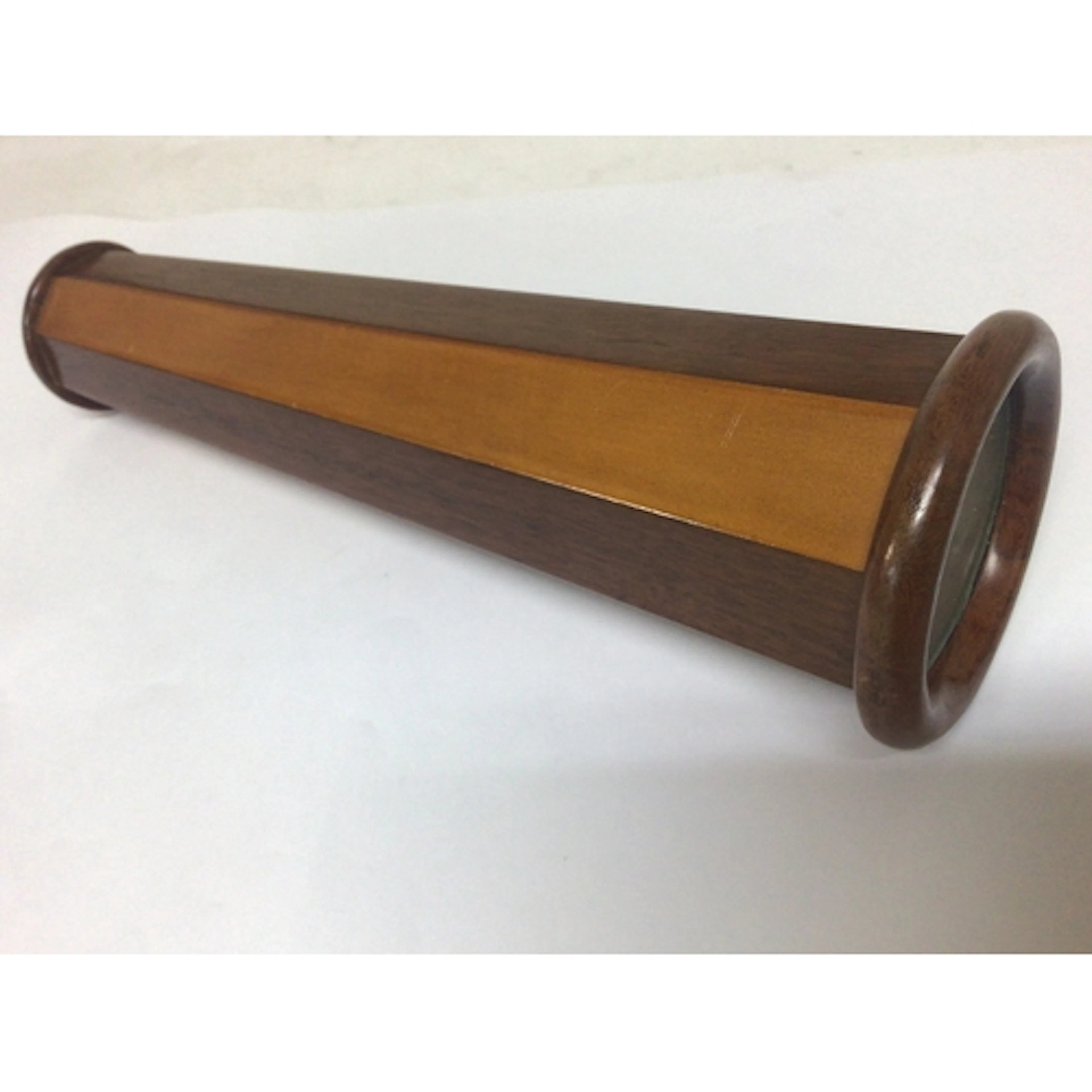 An early wood cased kaleidoscope with alternating box ...