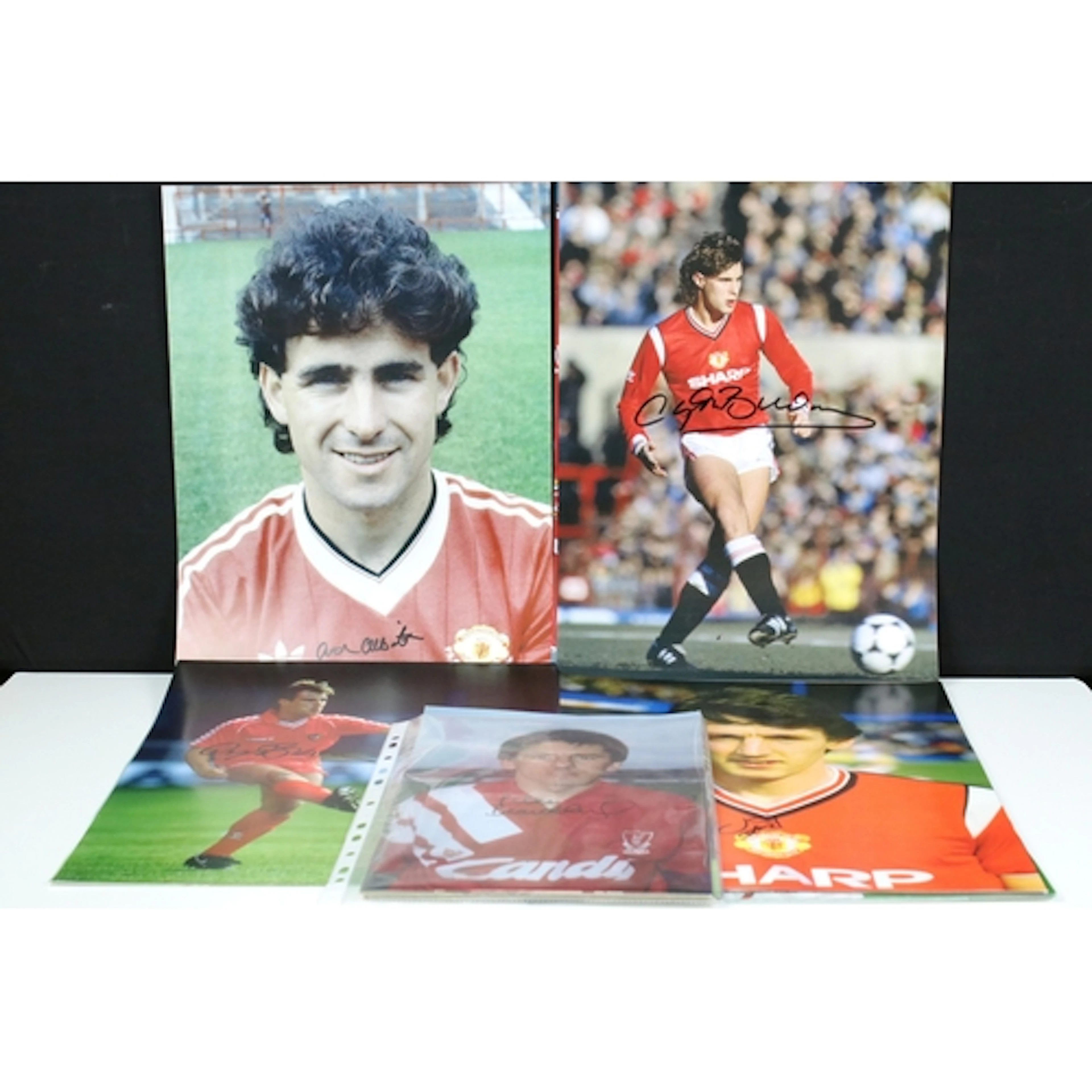 Football Interest - a collection of signed photographs of fo...