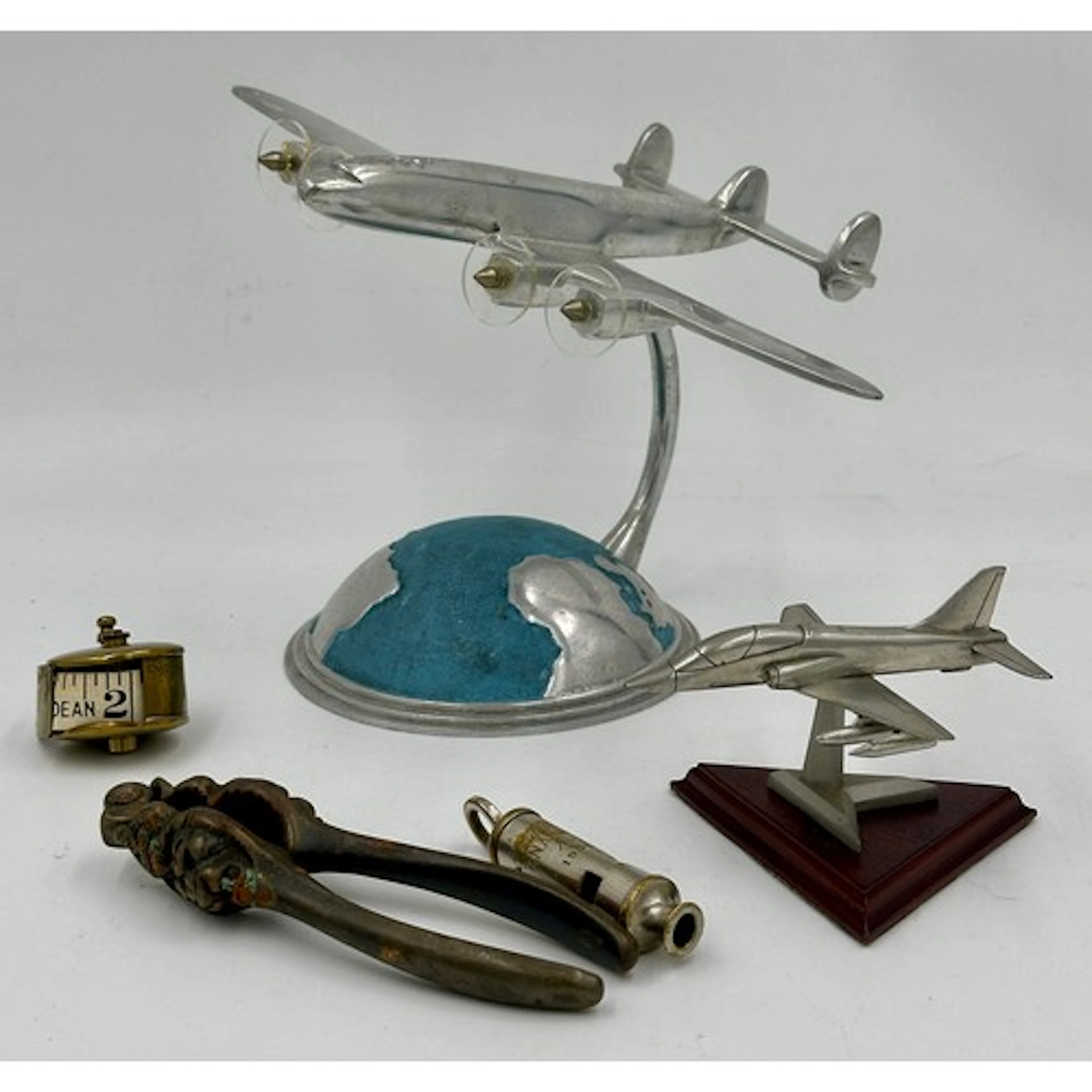 A miscellany to include: an aluminium Lockheed Constellation...
